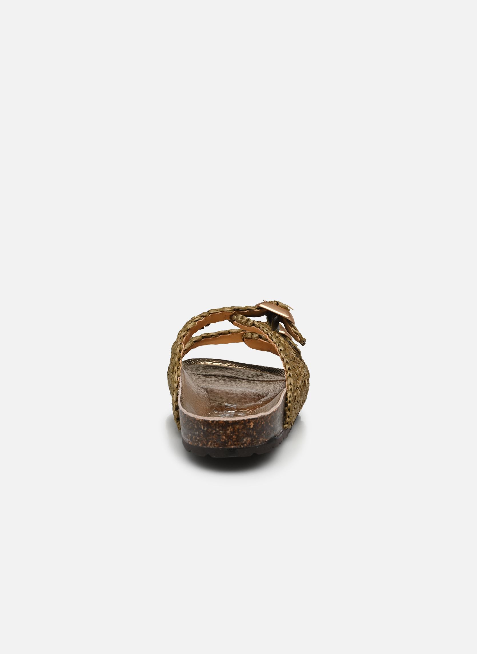 Pantoletten und Clogs Agra damen grün Semerdjian Pantoletten und Clogs Agra damen grün RAFFIA KAKI