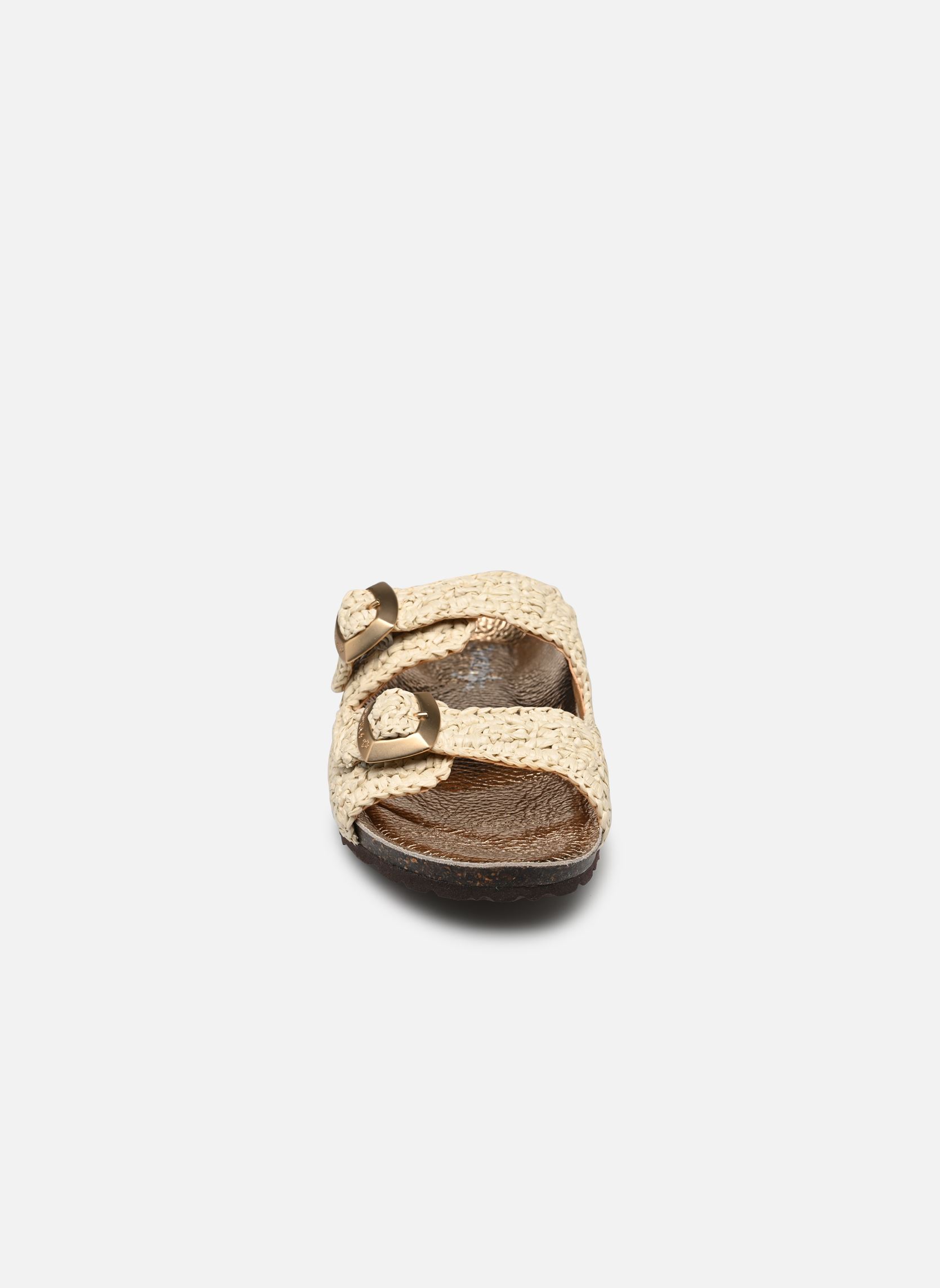 Pantoletten und Clogs Agra damen beige Semerdjian Pantoletten und Clogs Agra damen beige RAFIA PANNA