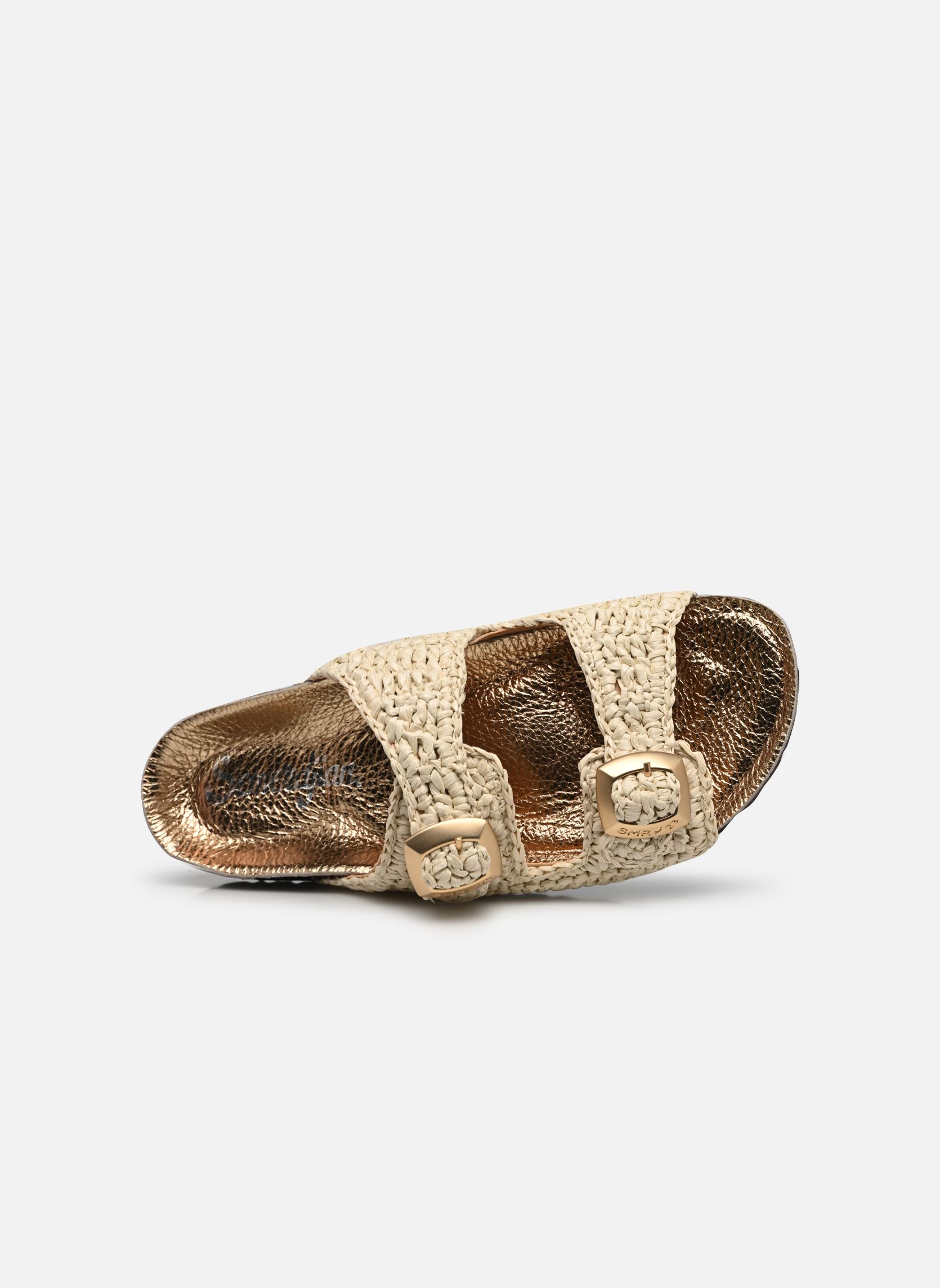 Pantoletten und Clogs Agra damen beige Semerdjian Pantoletten und Clogs Agra damen beige RAFIA PANNA