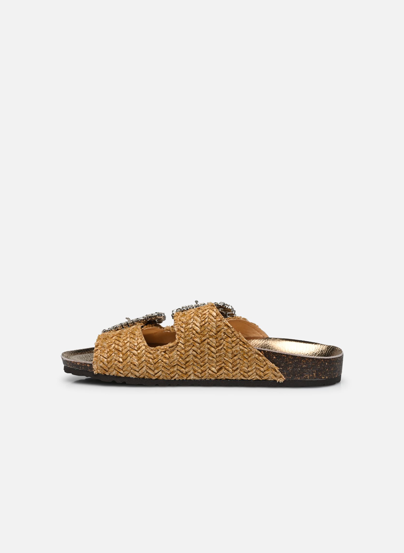Pantoletten und Clogs Atene damen braun Semerdjian Pantoletten und Clogs Atene damen braun RAFFIA CUOIO