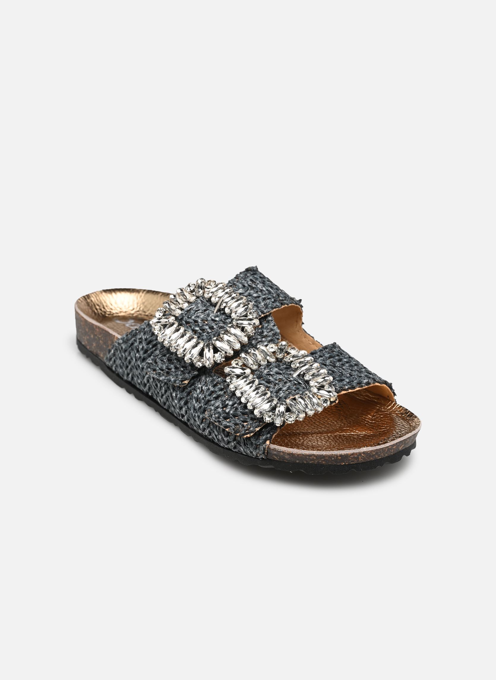 Mules et sabots Atene femme noir Semerdjian Mules et sabots Atene femme noir RAFFIA NERO