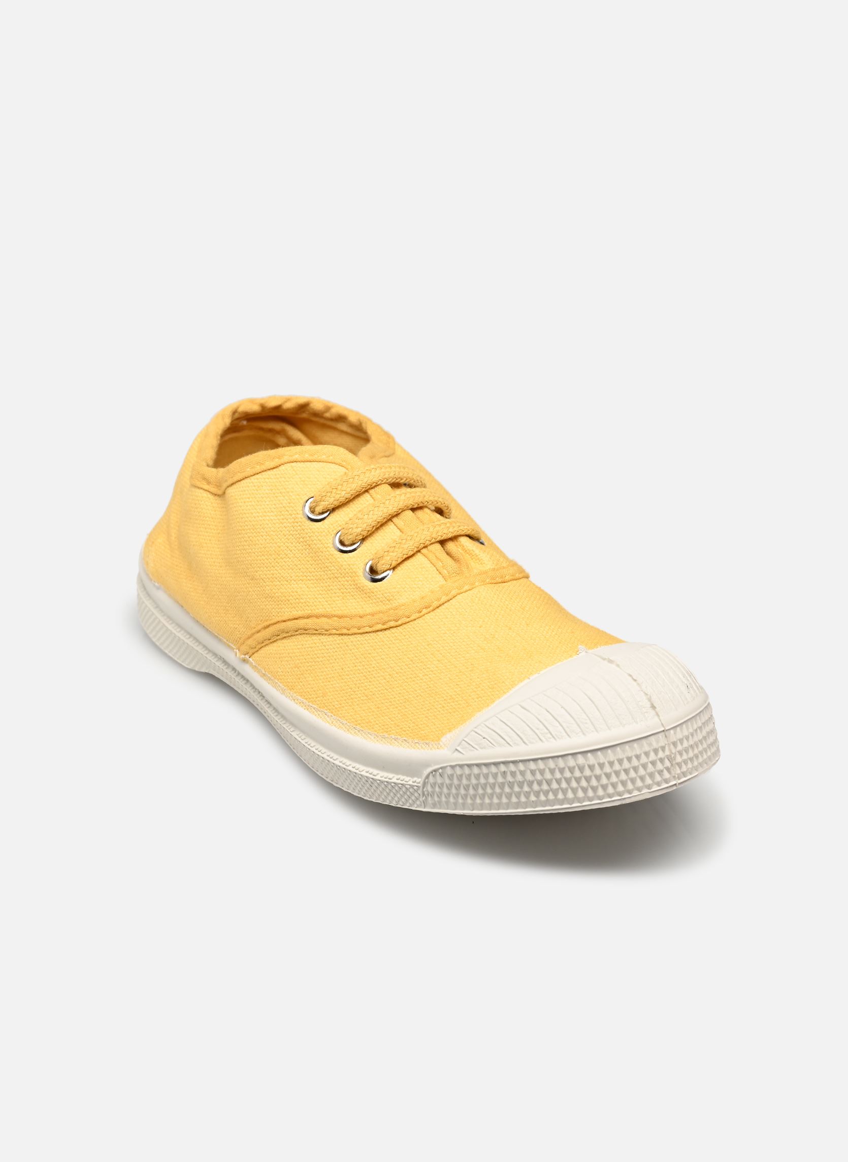 Niedrige Sneaker LACETS E mädchen gelb Bensimon Niedrige Sneaker LACETS E mädchen gelb SAFRAN