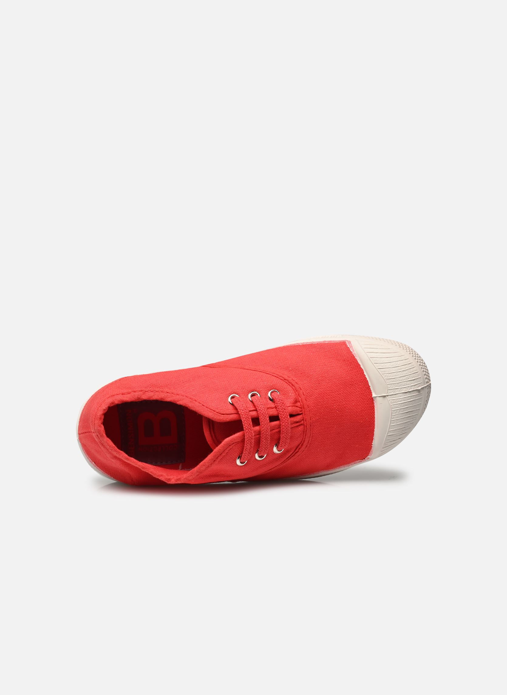 Niedrige Sneaker LACETS E mädchen rot Bensimon Niedrige Sneaker LACETS E mädchen rot PASSION