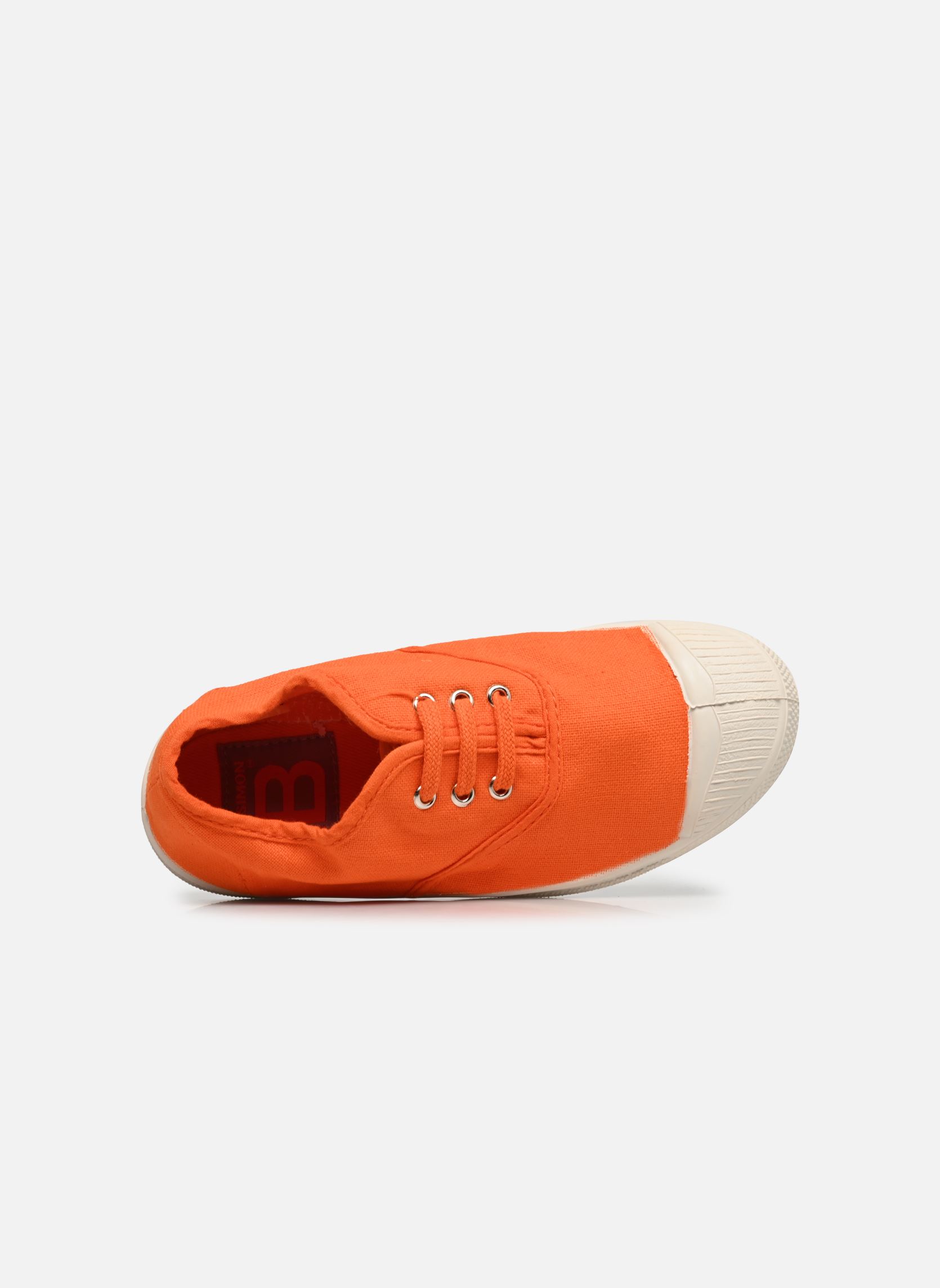 Baskets basses LACETS E fille orange Bensimon Baskets basses LACETS E fille orange CLEMENTINE