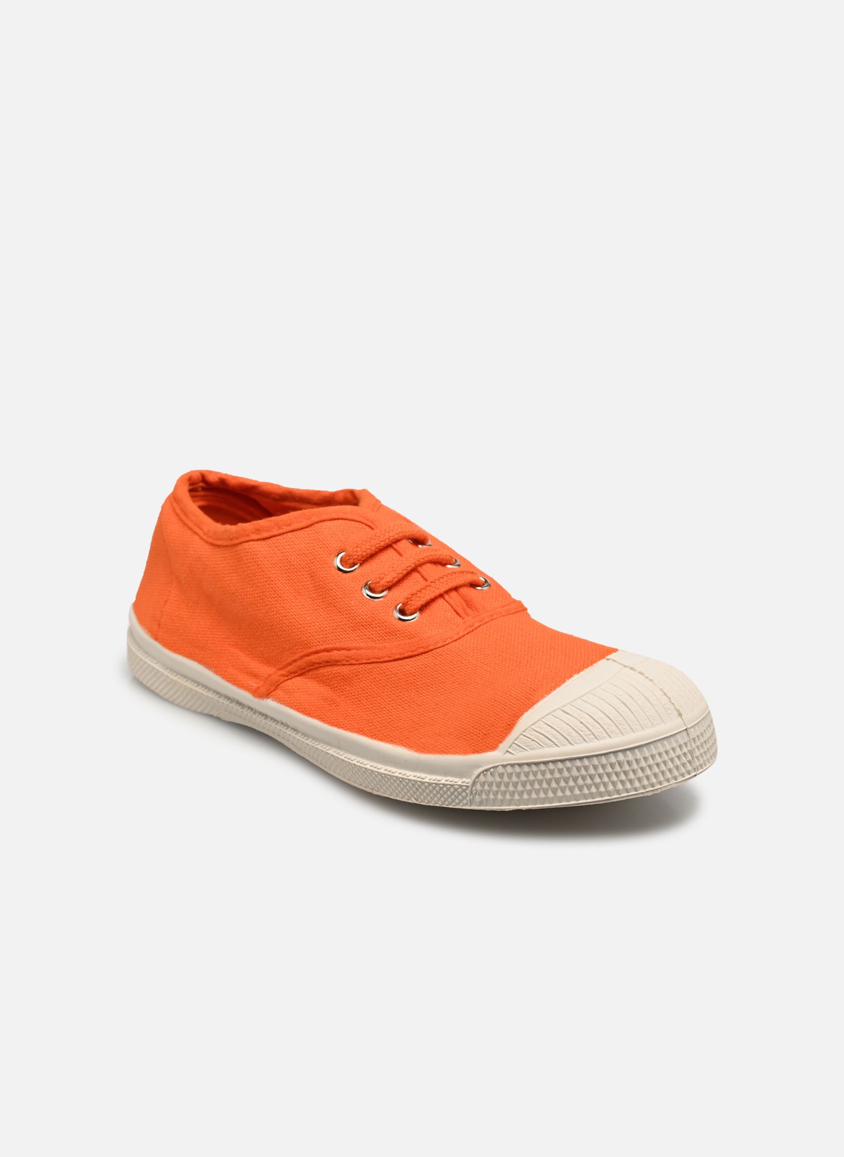 Baskets basses LACETS E fille orange Bensimon Baskets basses LACETS E fille orange CLEMENTINE
