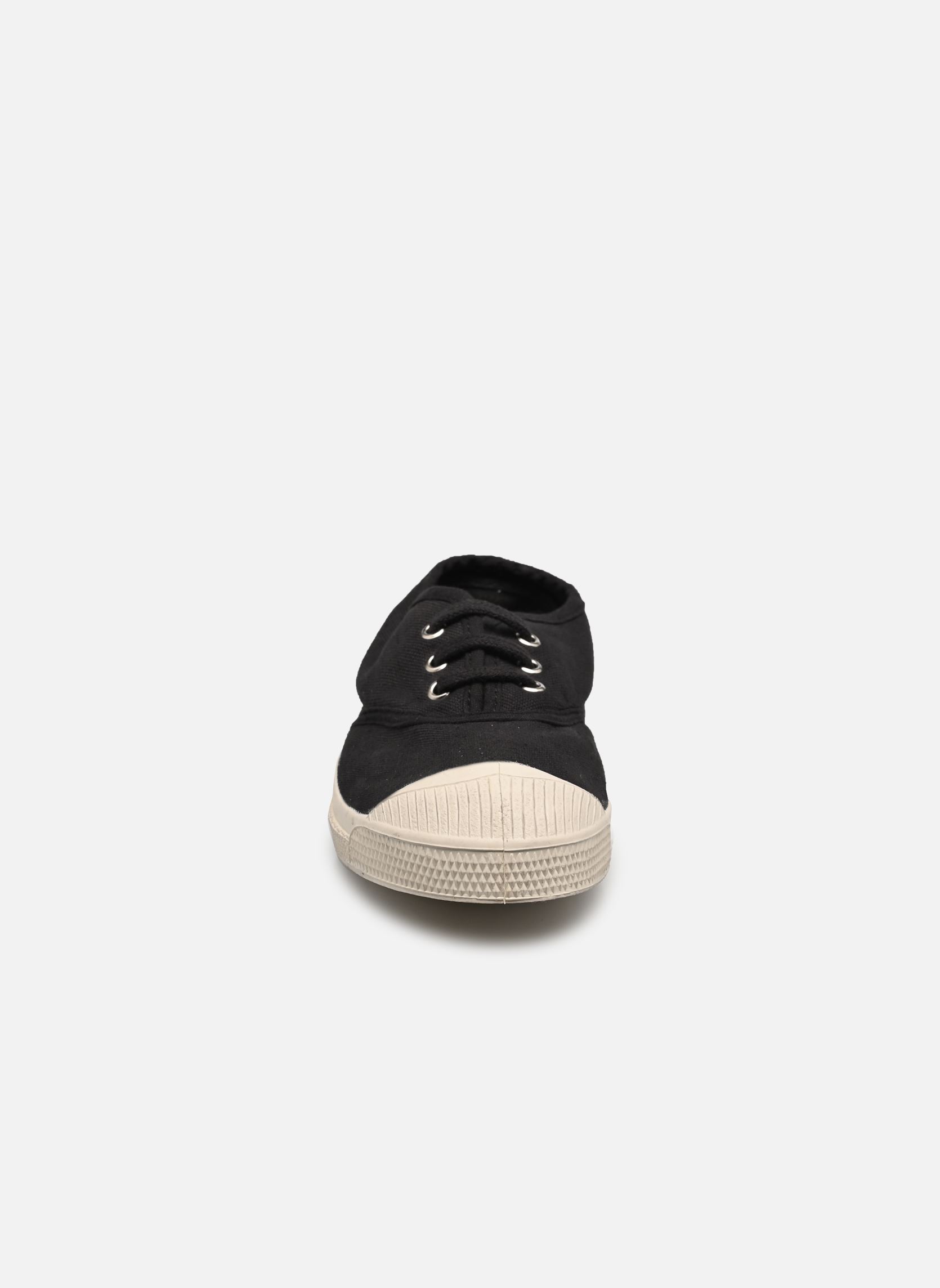 Niedrige Sneaker TENNIS LACET E schwarz Bensimon Niedrige Sneaker TENNIS LACET E schwarz Carbone