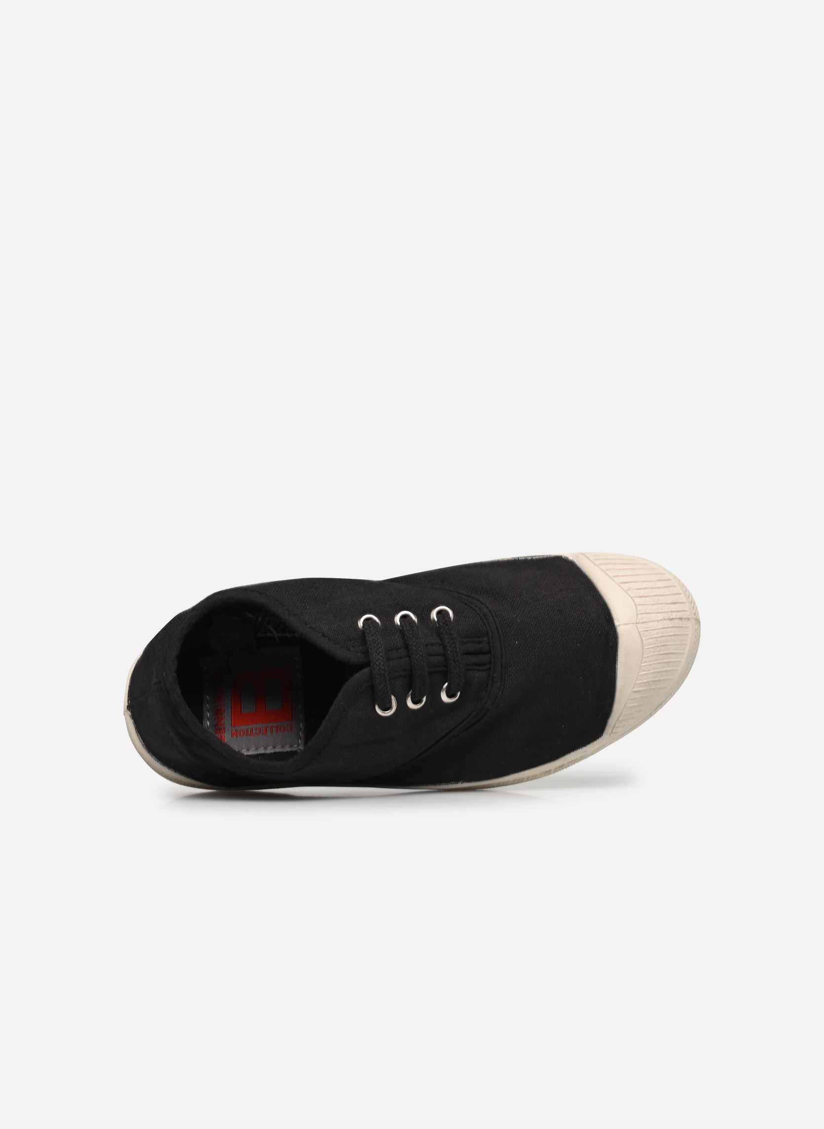 Niedrige Sneaker TENNIS LACET E schwarz Bensimon Niedrige Sneaker TENNIS LACET E schwarz Carbone