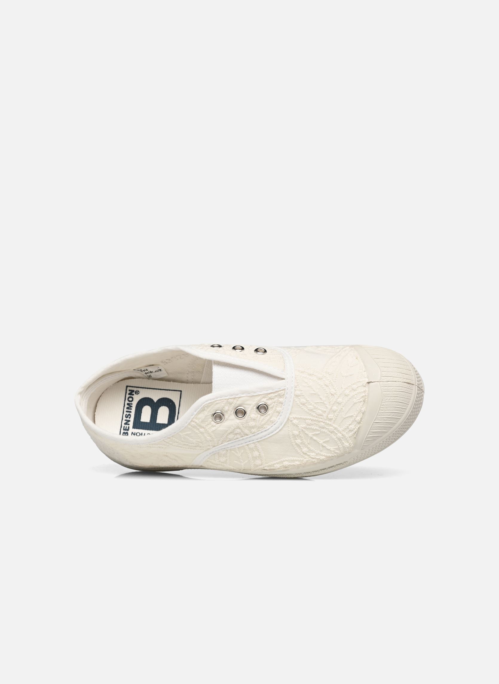 Baskets basses ELLY BRODERIE ANGLAISE blanc Bensimon Baskets basses ELLY BRODERIE ANGLAISE blanc ECRU
