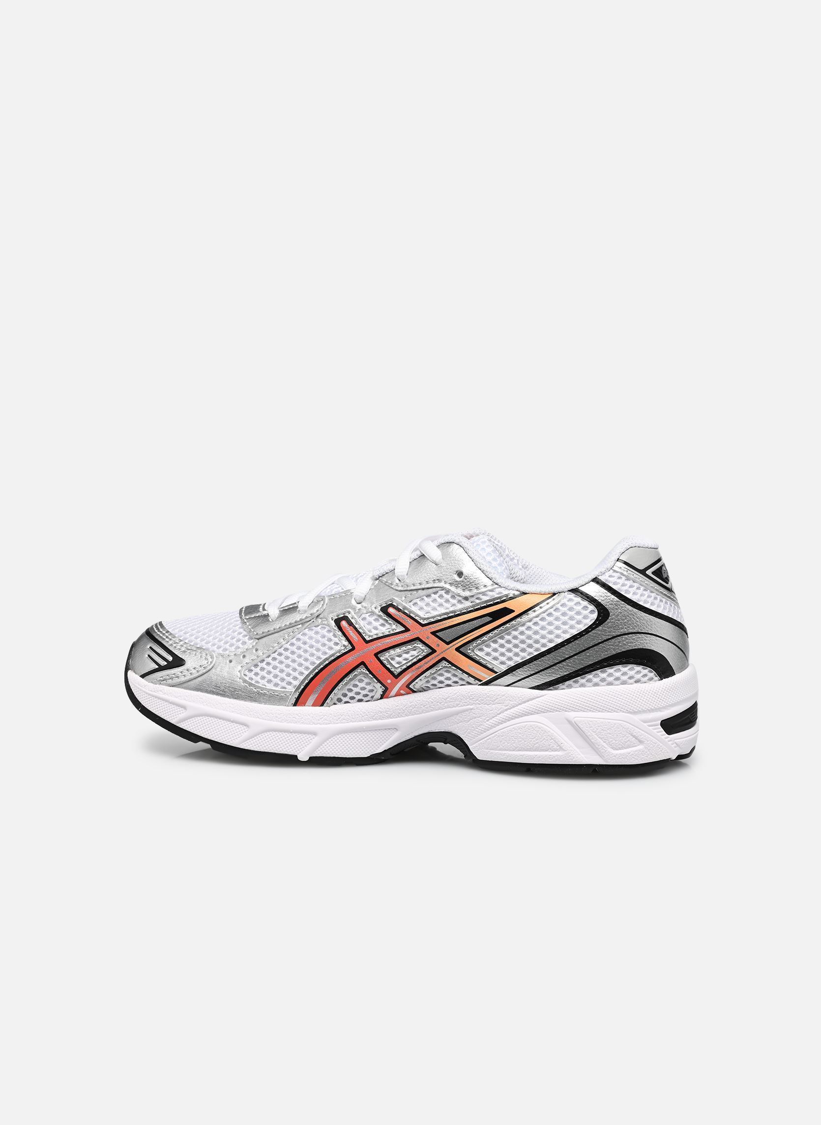Zapatillas Gel-1130 Gs plata Asics Zapatillas Gel-1130 Gs plata WHITE/RED SNAPPER