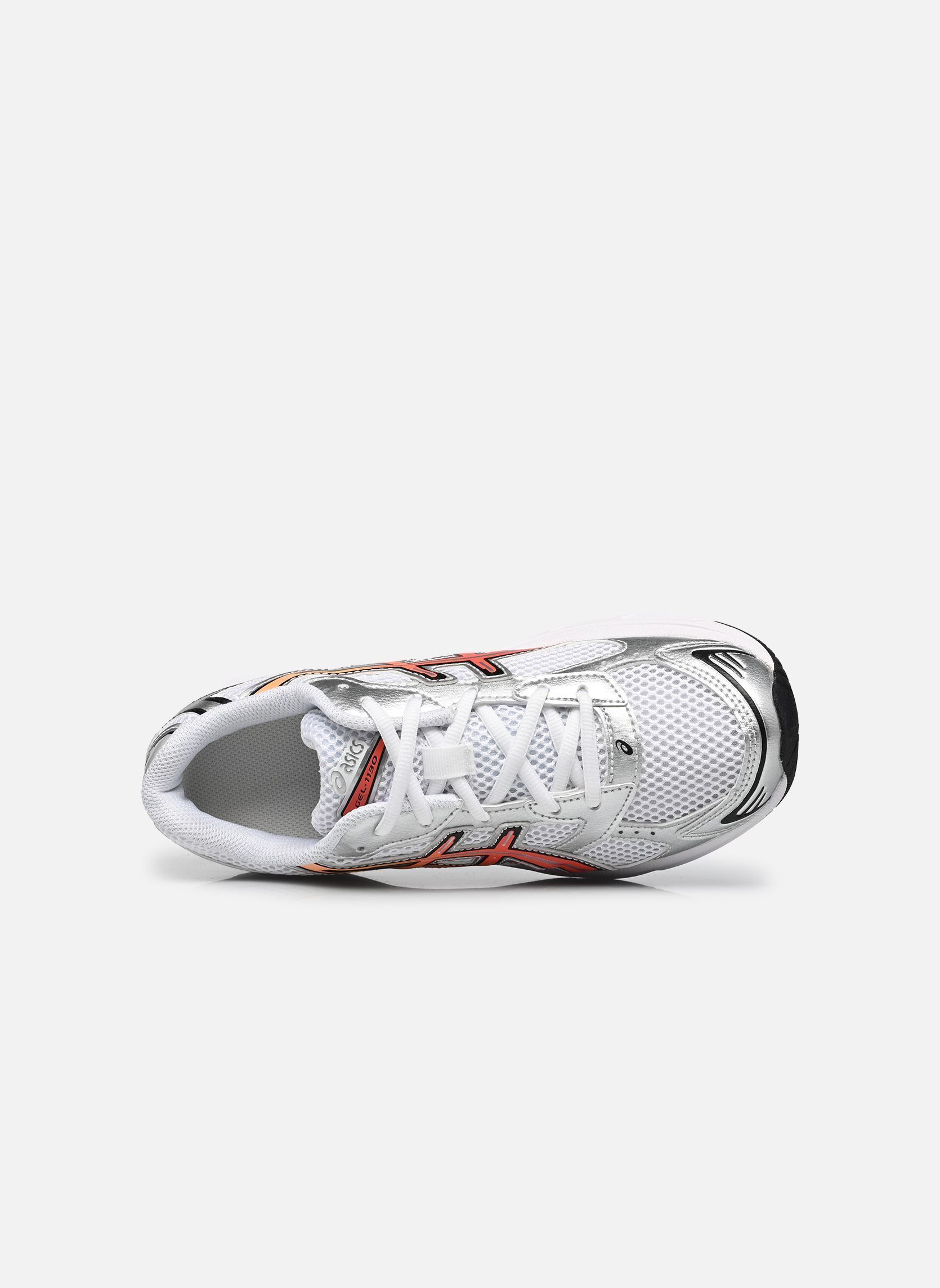 Zapatillas Gel-1130 Gs plata Asics Zapatillas Gel-1130 Gs plata WHITE/RED SNAPPER