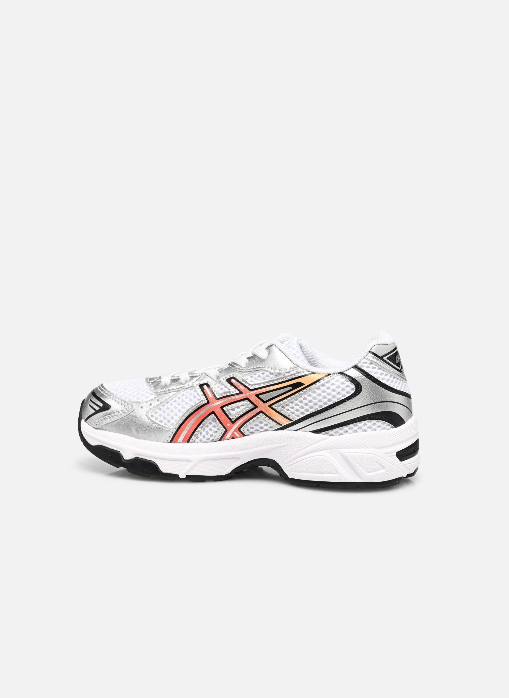 Baskets Gel-1130 Ps argent Asics Baskets Gel-1130 Ps argent WHITE/RED SNAPPER