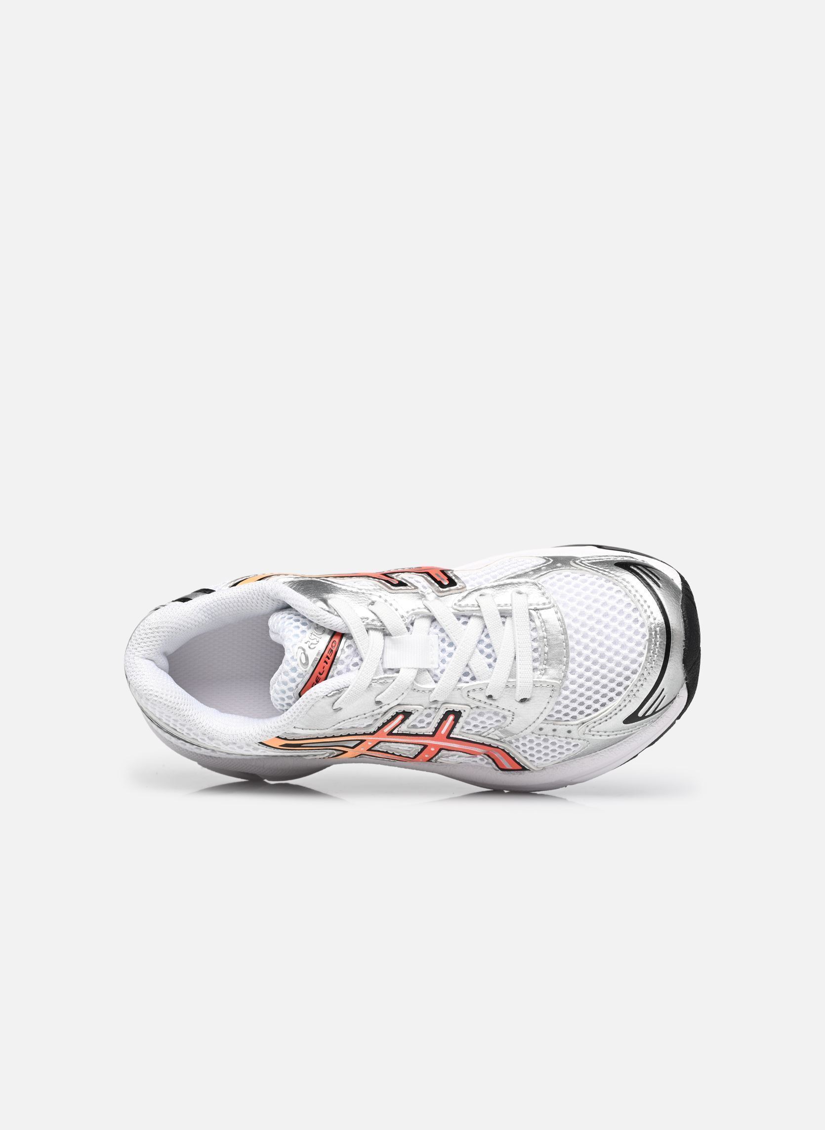 Baskets Gel-1130 Ps argent Asics Baskets Gel-1130 Ps argent WHITE/RED SNAPPER