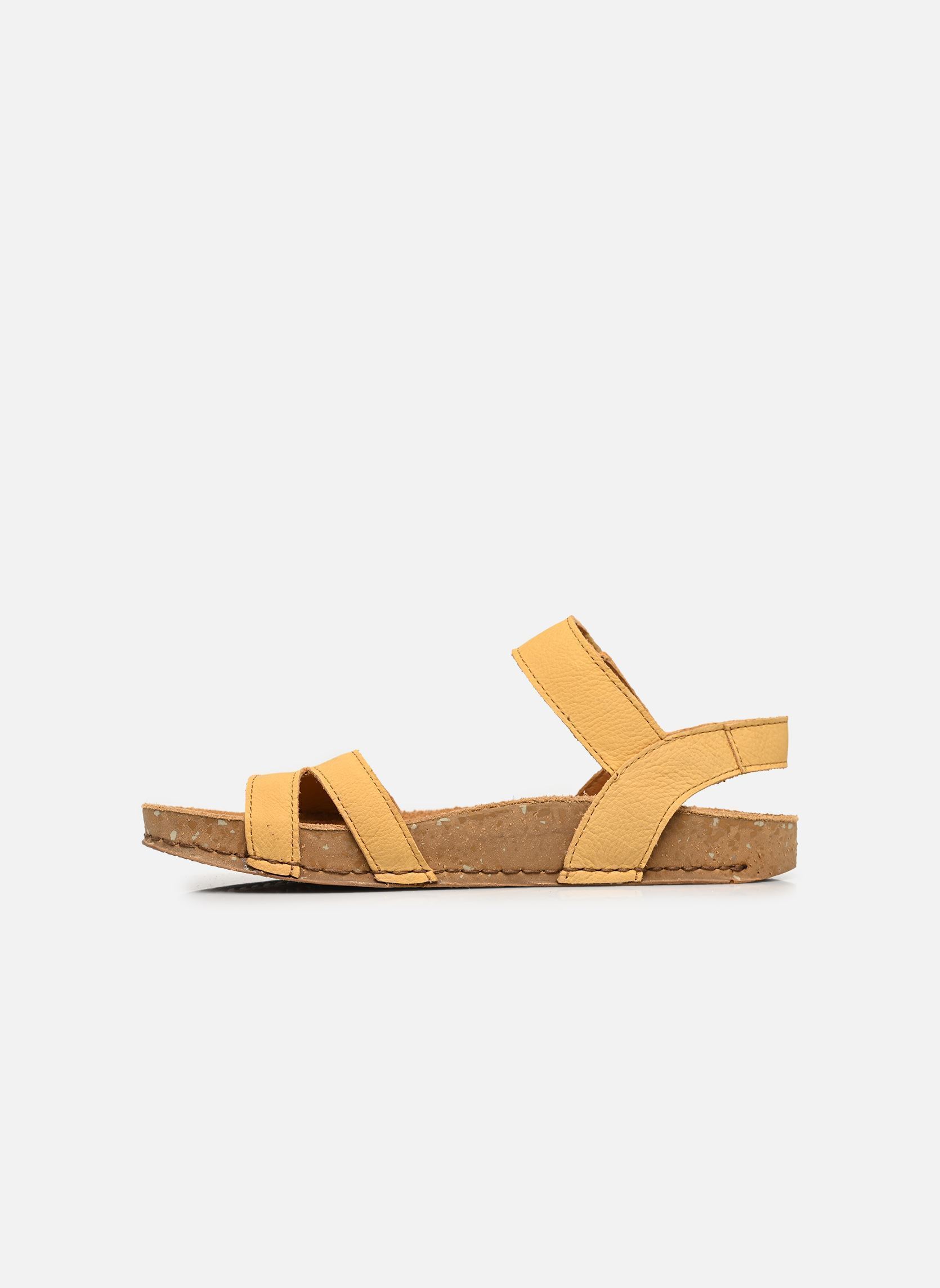 Flache Sandalen Balance N5790 damen gelb El Naturalista Flache Sandalen Balance N5790 damen gelb NOBUCK HONEY