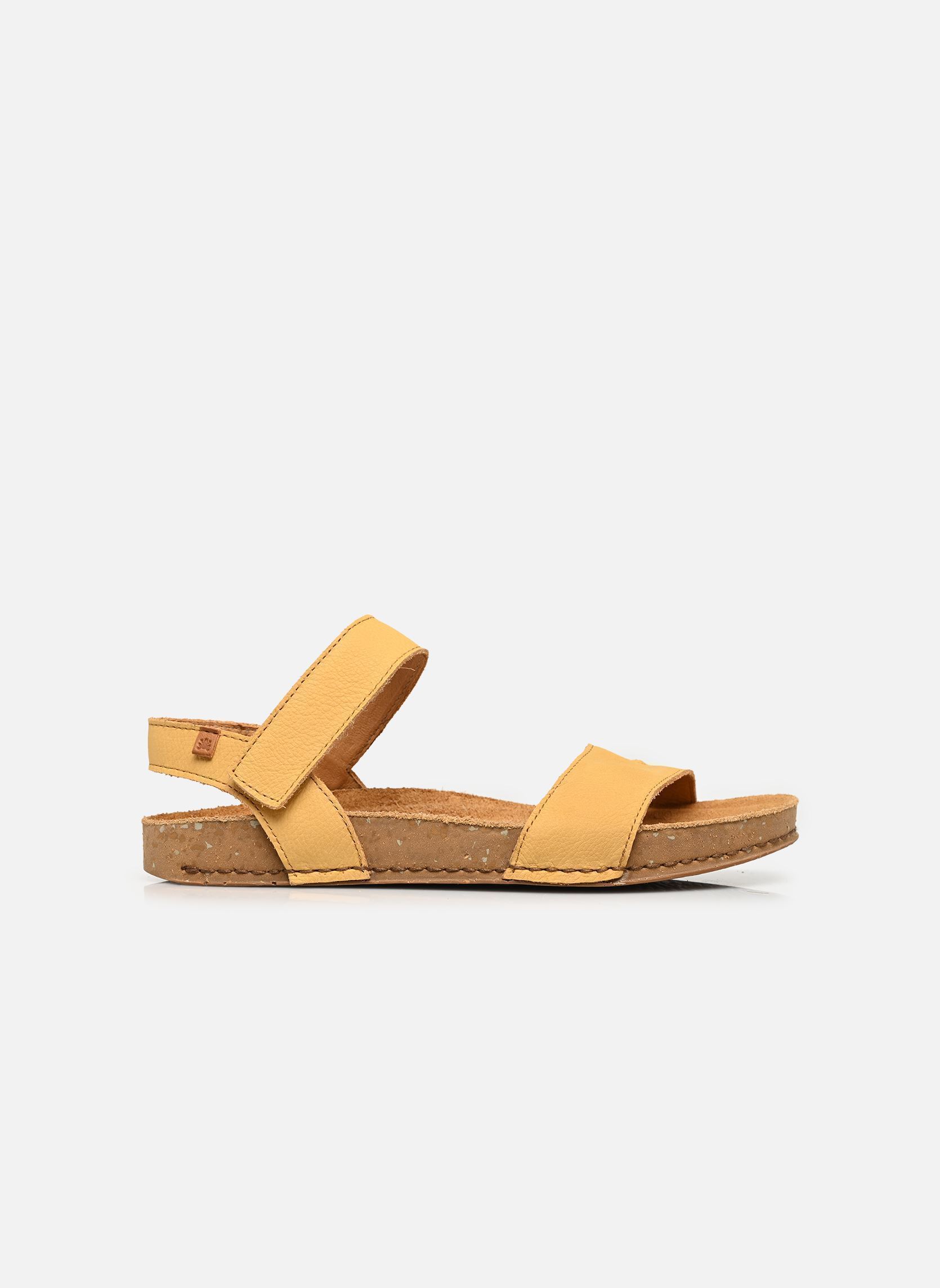 Flache Sandalen Balance N5790 damen gelb El Naturalista Flache Sandalen Balance N5790 damen gelb NOBUCK HONEY