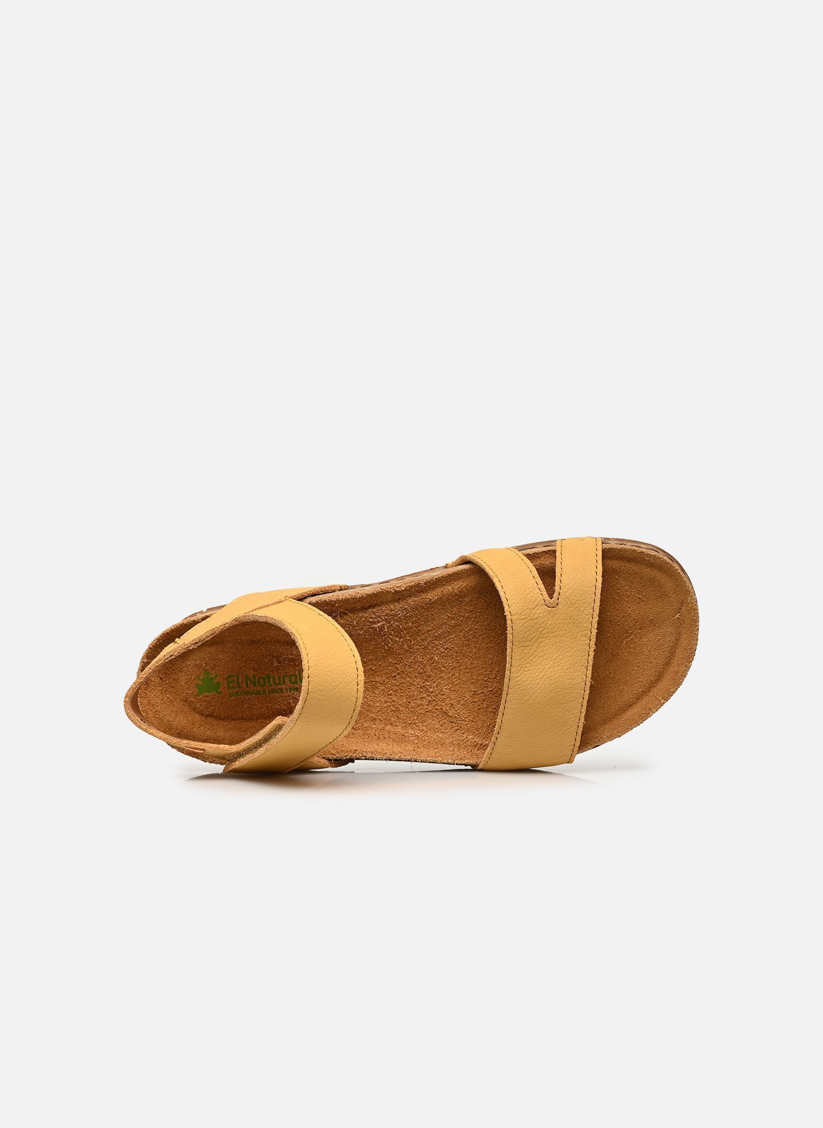Flache Sandalen Balance N5790 damen gelb El Naturalista Flache Sandalen Balance N5790 damen gelb NOBUCK HONEY