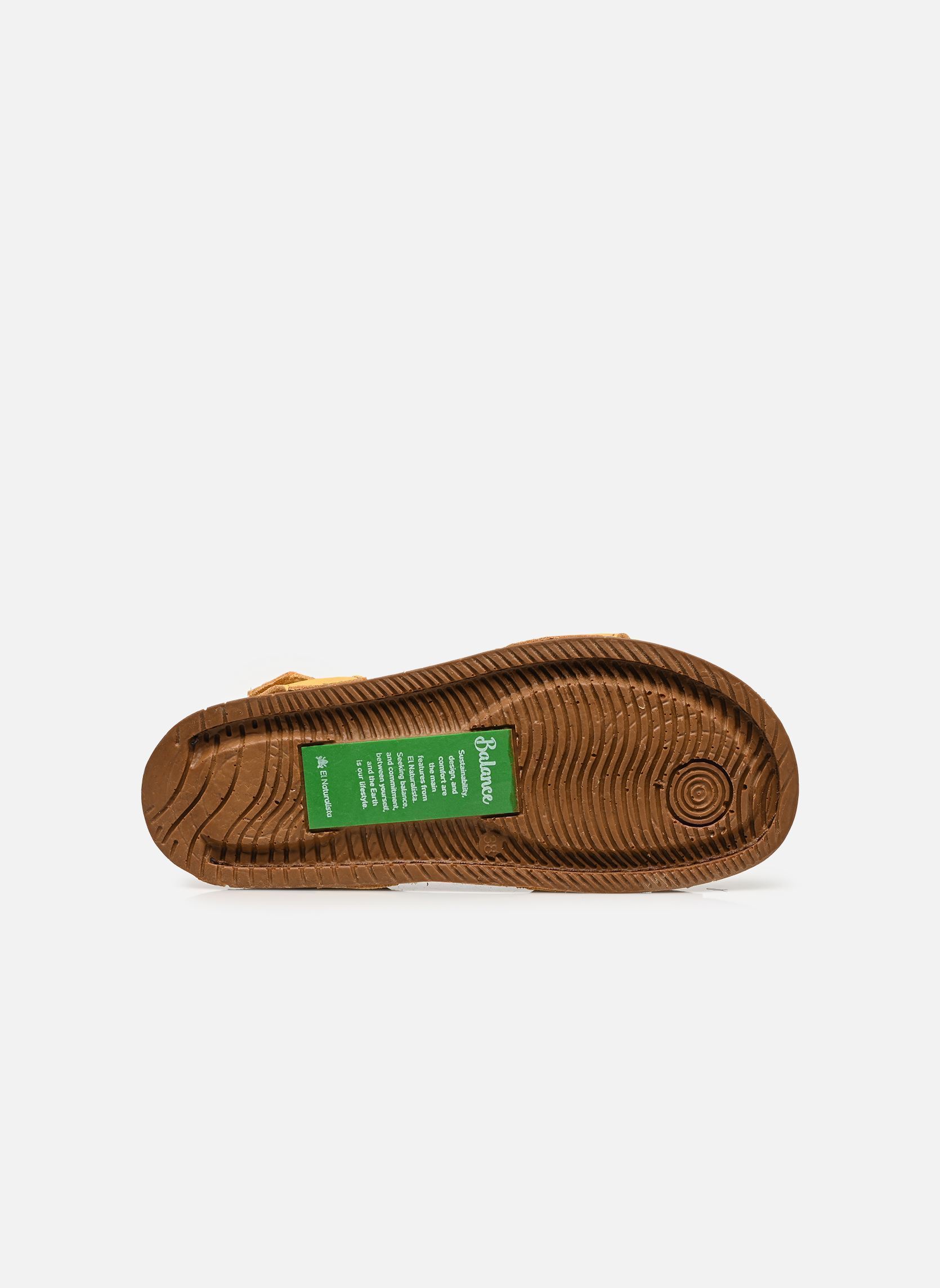 Flache Sandalen Balance N5790 damen gelb El Naturalista Flache Sandalen Balance N5790 damen gelb NOBUCK HONEY