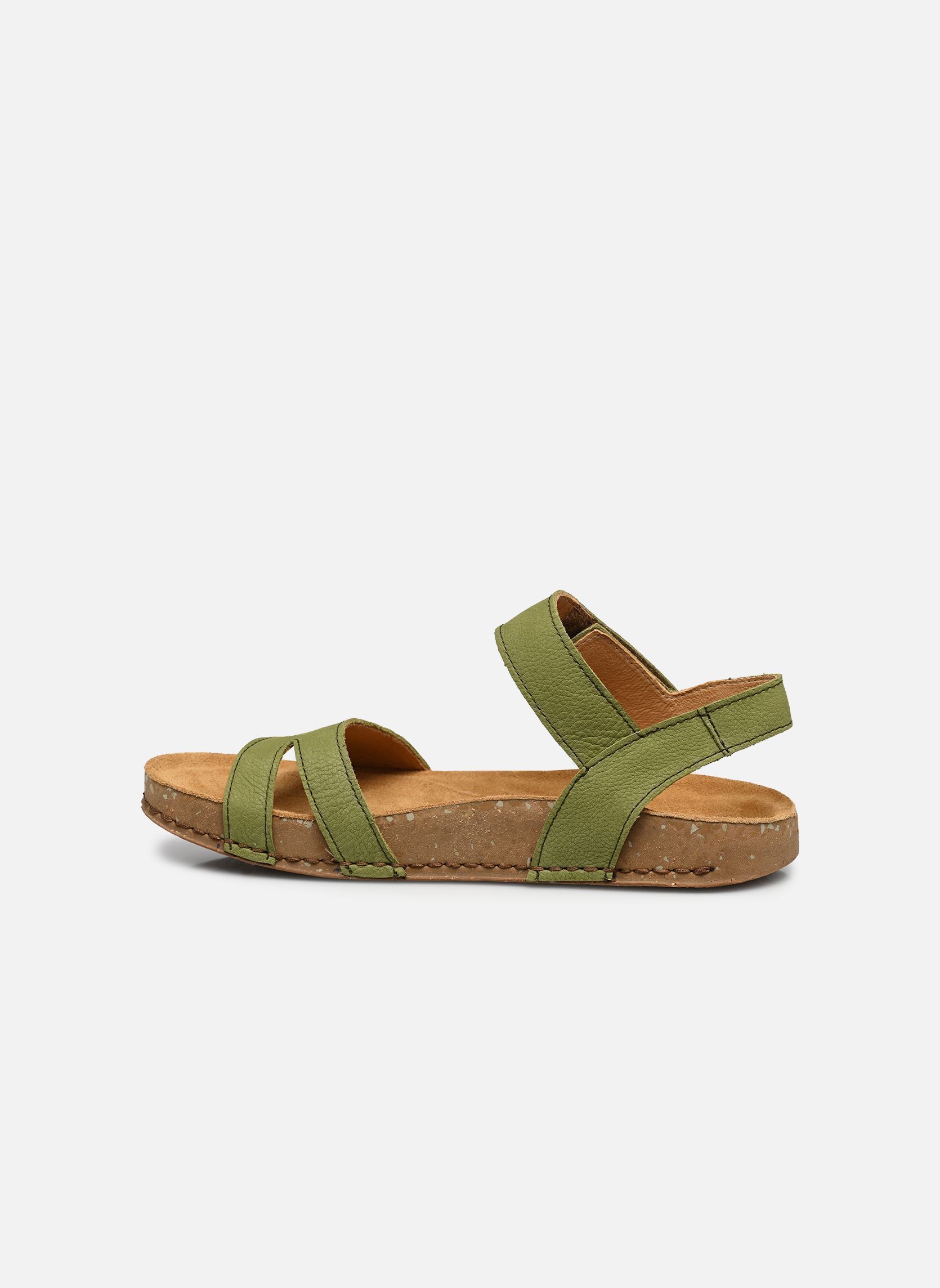 Platte sandalen Balance N5790 dames groen El Naturalista Platte sandalen Balance N5790 dames groen NOBUCK LIKEN