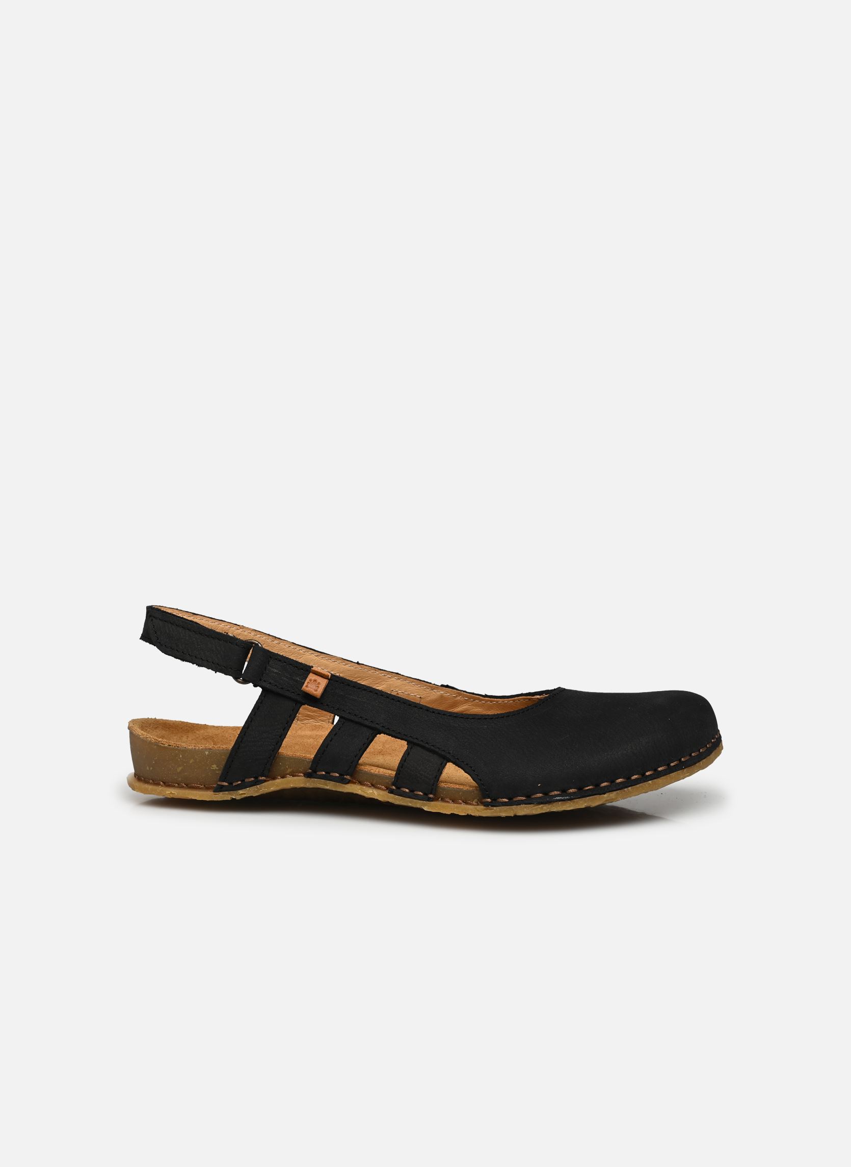Flache Sandalen Panglao N5817 damen schwarz El Naturalista Flache Sandalen Panglao N5817 damen schwarz BLACK