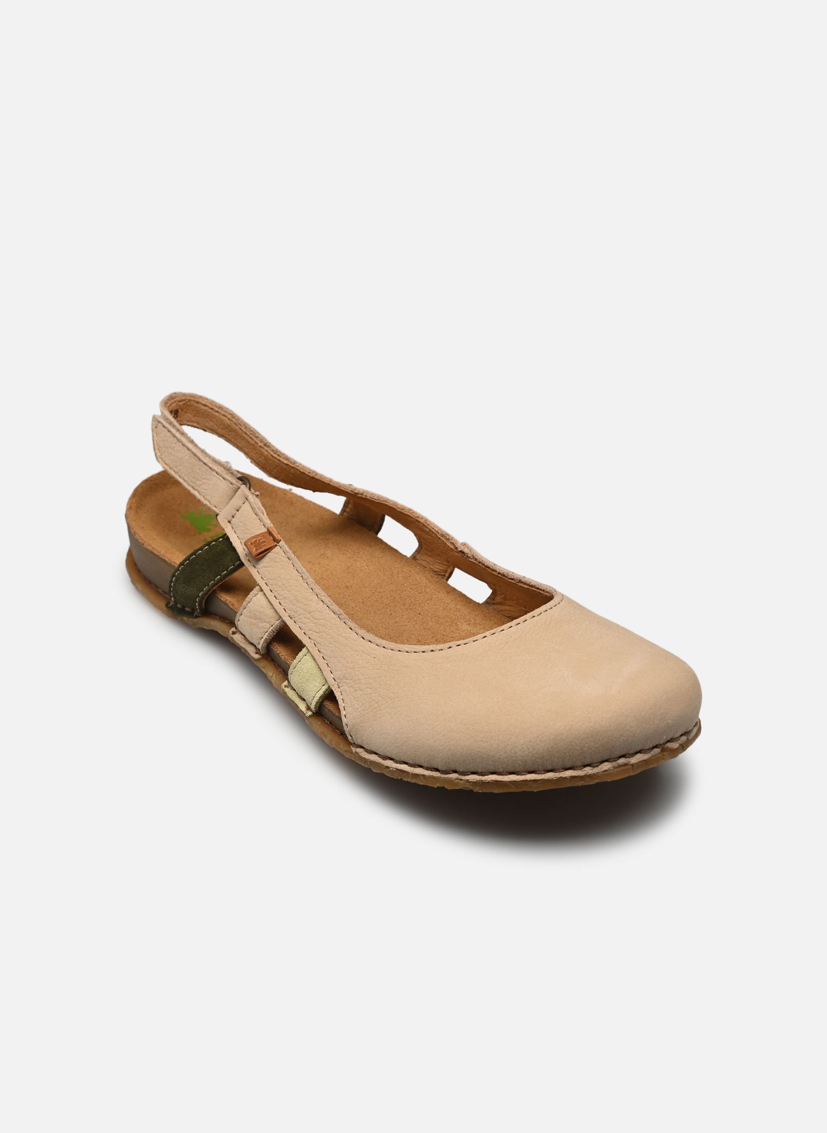 Platte sandalen Panglao N5817 dames wit El Naturalista Platte sandalen Panglao N5817 dames wit MULTI CREAM