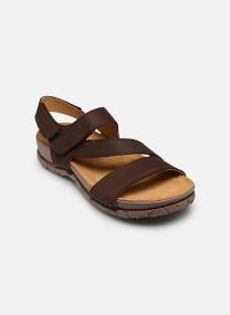 Platte sandalen Tabernas N5860 dames bruin