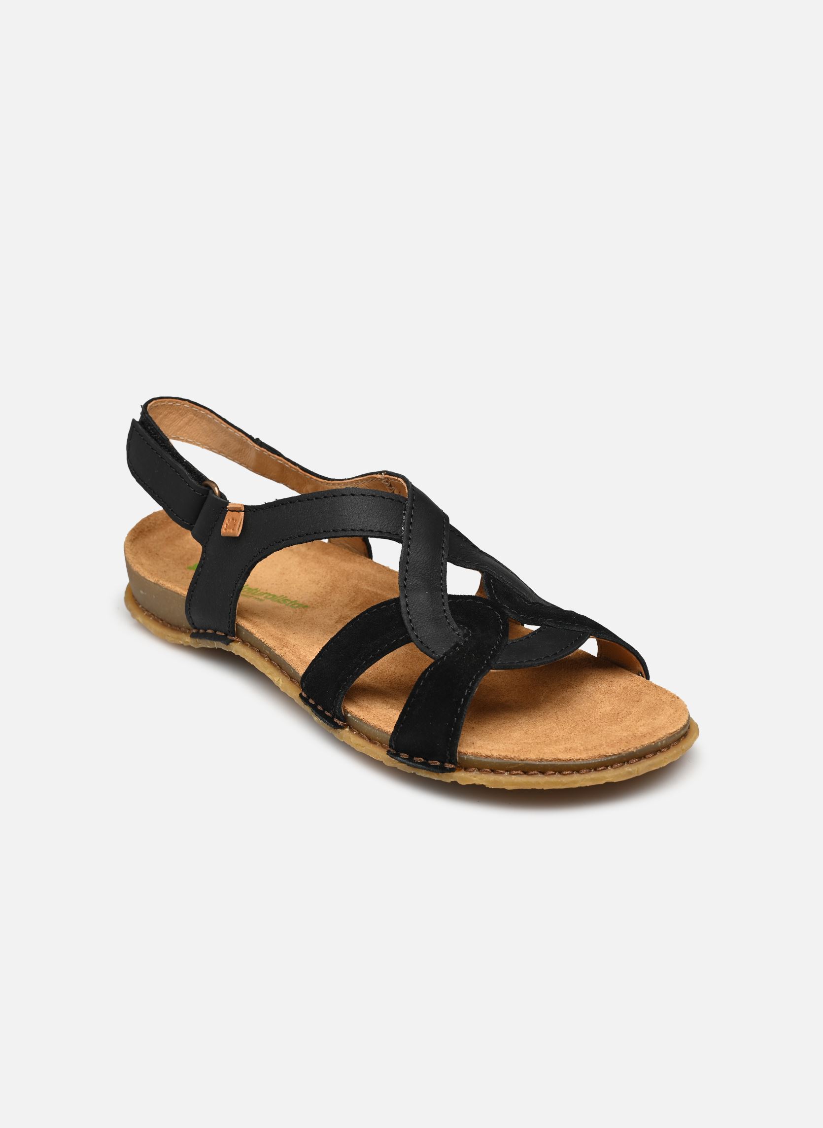 Sandales plates Panglao N5819 femme noir El Naturalista Sandales plates Panglao N5819 femme noir BLACK
