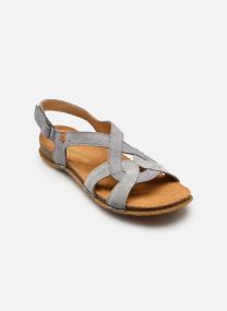 Platte sandalen Panglao N5819 dames blauw