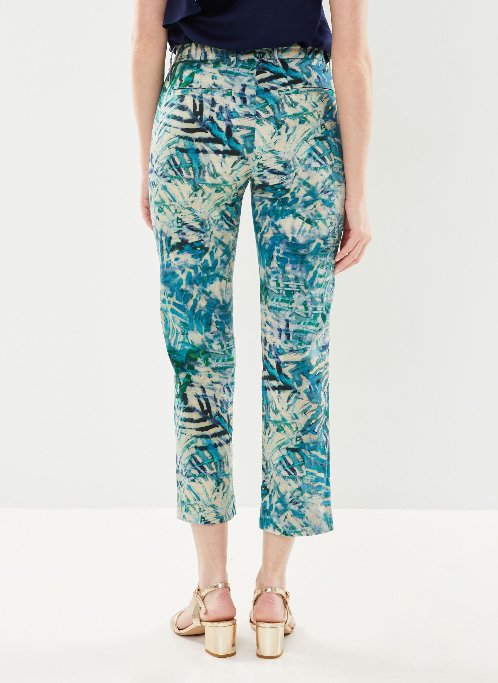 Weite Hosen 24362 Lavina Pantalon damen blau Five Jeans Weite Hosen 24362 Lavina Pantalon damen blau TURQUOISE