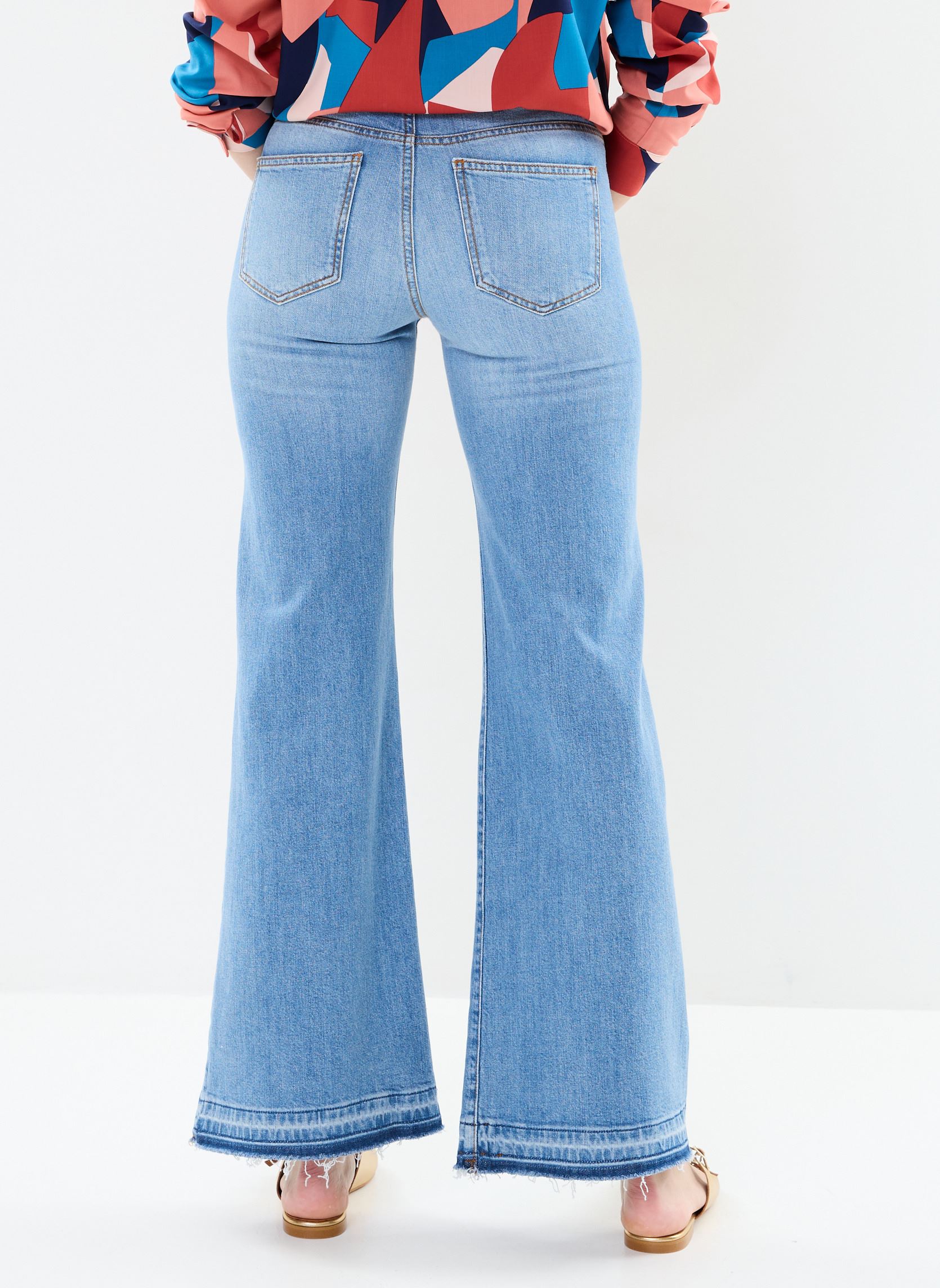 Wijde jeans / Flared Jeans 25702 Lou Jeans dames blauw Five Jeans Wijde jeans / Flared Jeans 25702 Lou Jeans dames blauw BLUE