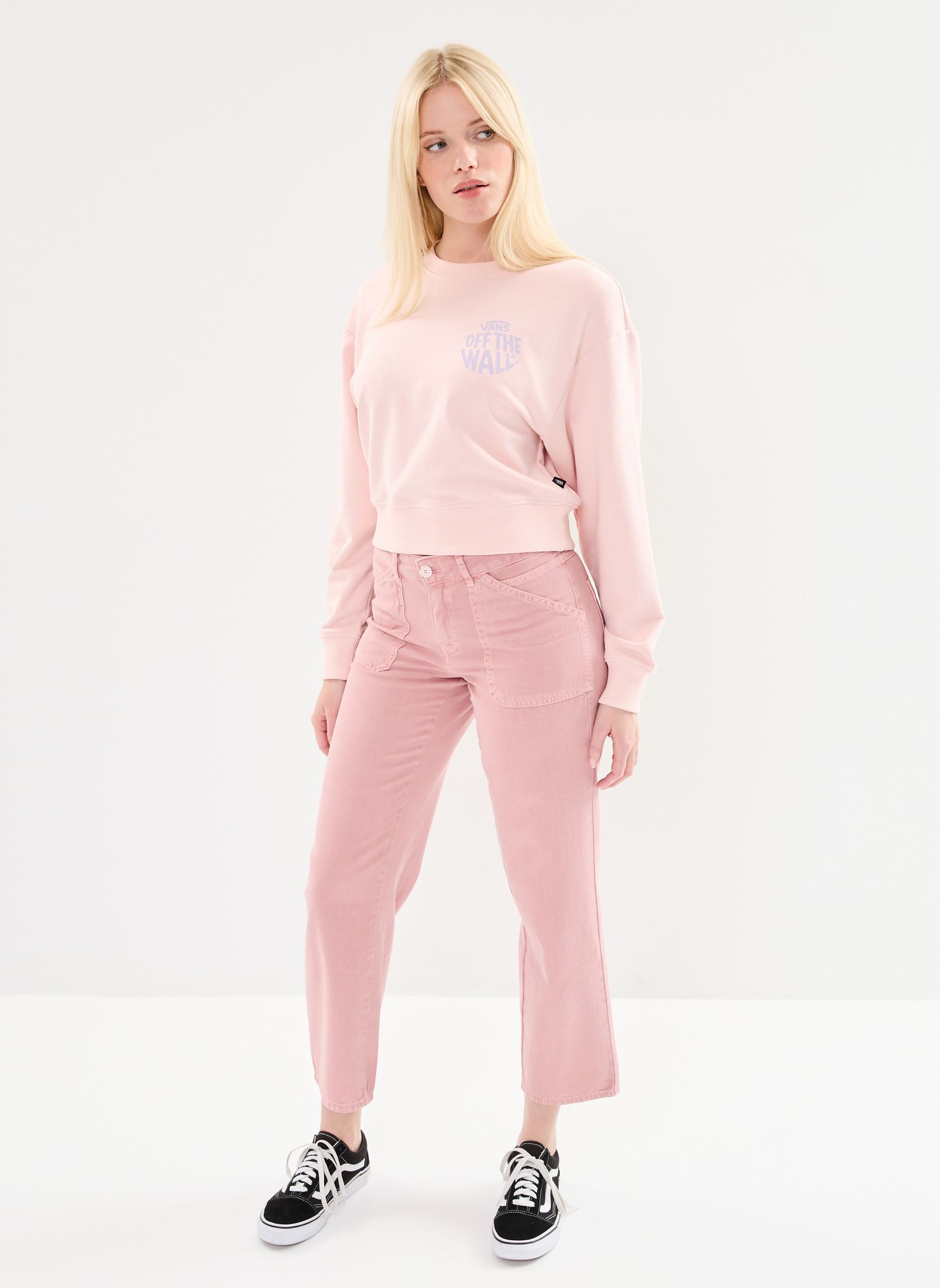 Wijde broeken 27371 Lourdes Jeans dames roze Five Jeans Wijde broeken 27371 Lourdes Jeans dames roze OLD PINK