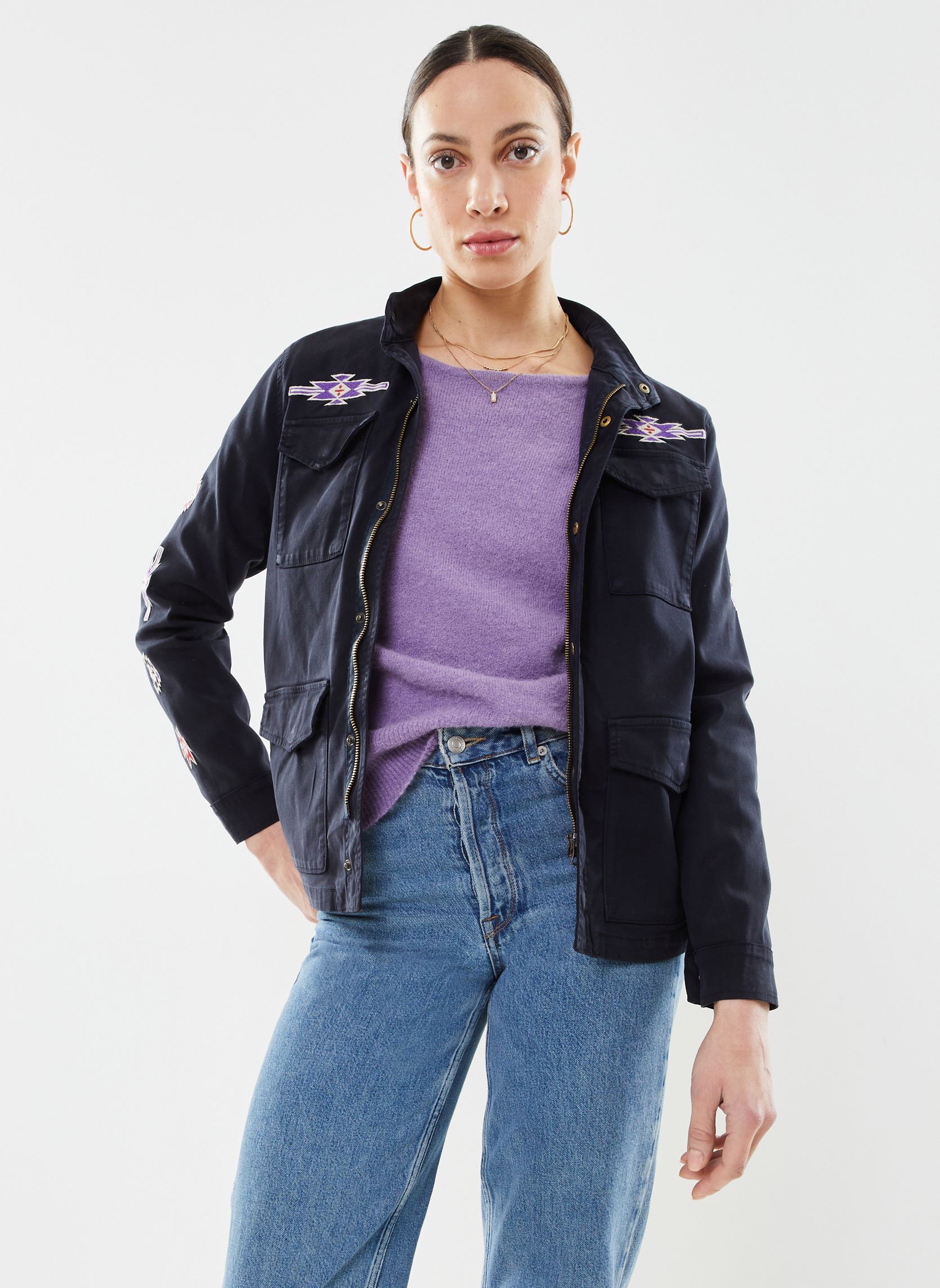 Five Jeans Vestes Veste 48724 Brenda S Veste femme bleu