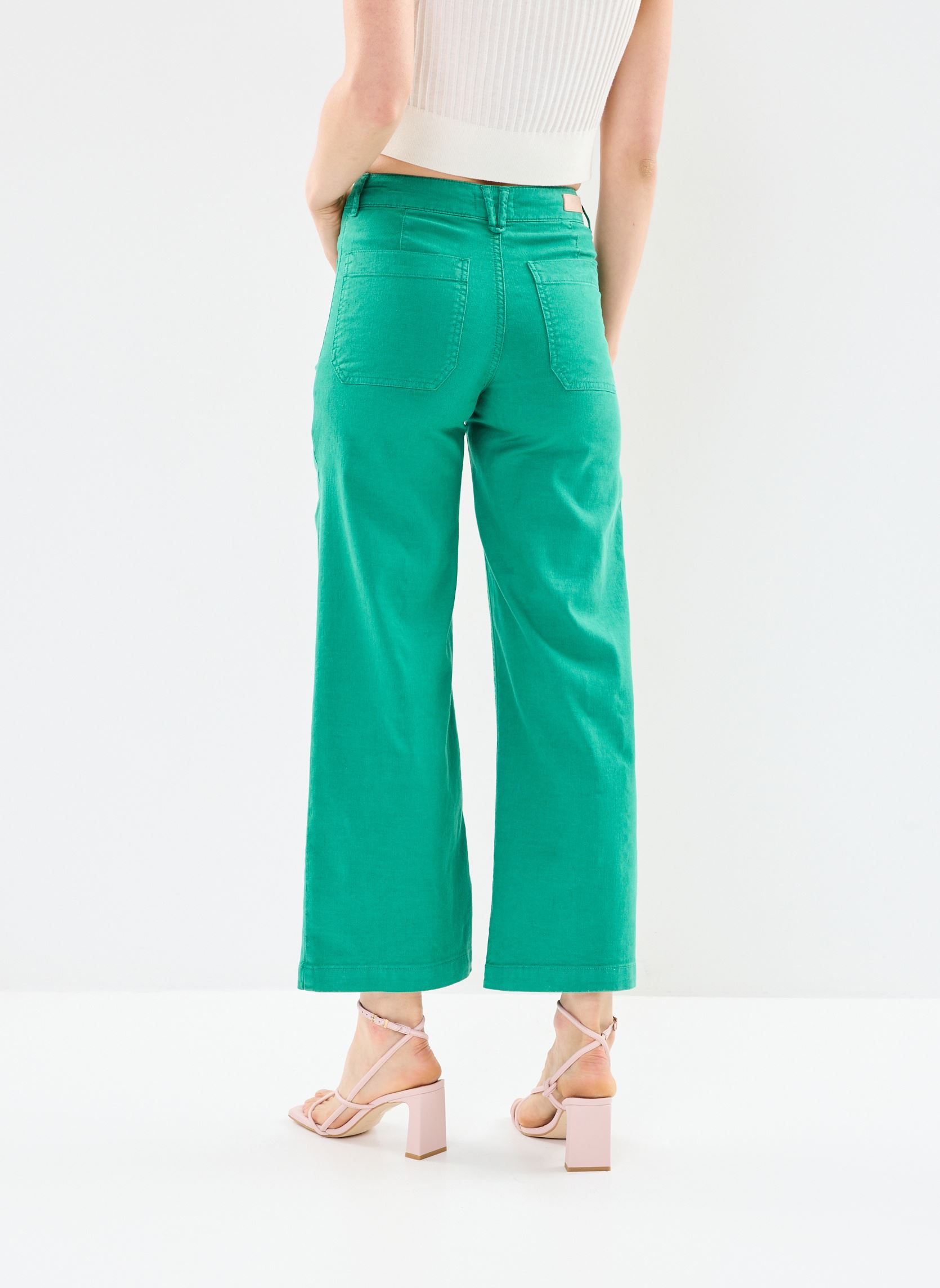 Pantalons larges 53193 Lucia S Pantalon femme vert Five Jeans Pantalons larges 53193 Lucia S Pantalon femme vert GREEN