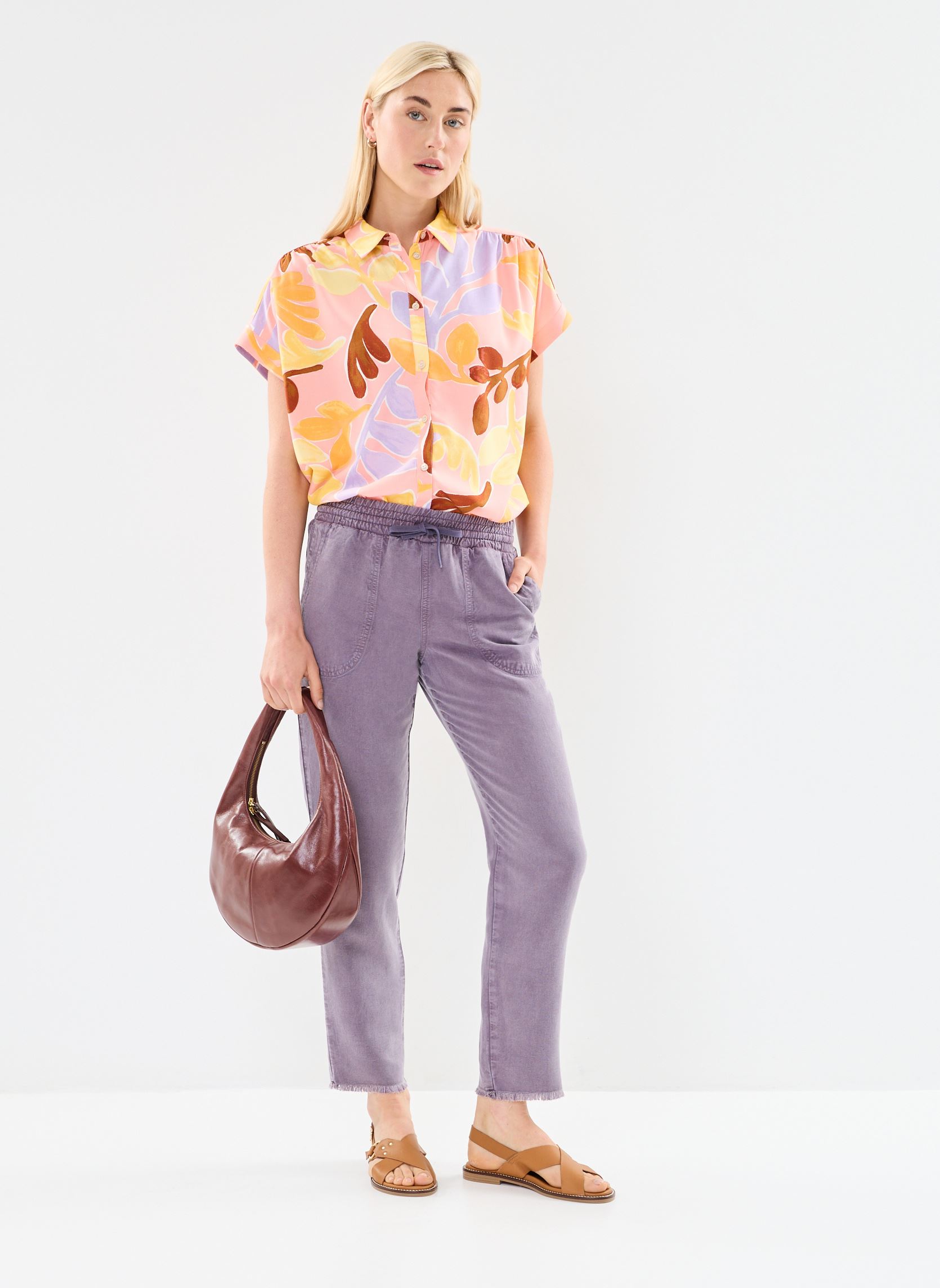 Pantalons chinos 57864 Noah Pantalon femme violet Five Jeans Pantalons chinos 57864 Noah Pantalon femme violet PURPLE