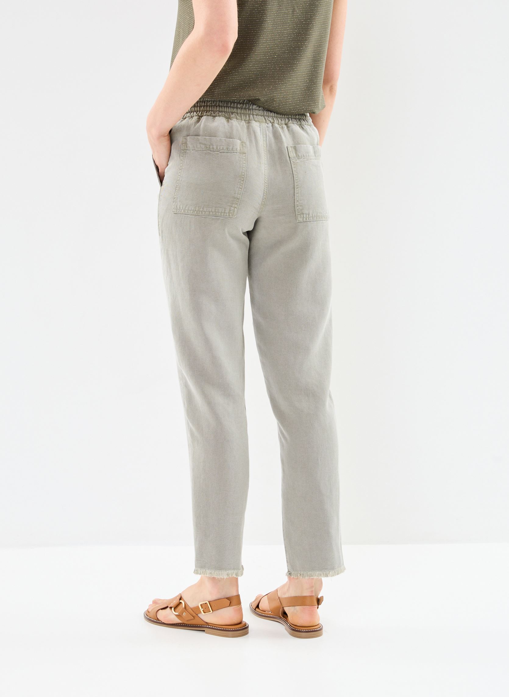 Pantalons chinos 57864 Noah Pantalon femme vert Five Jeans Pantalons chinos 57864 Noah Pantalon femme vert SAUGE