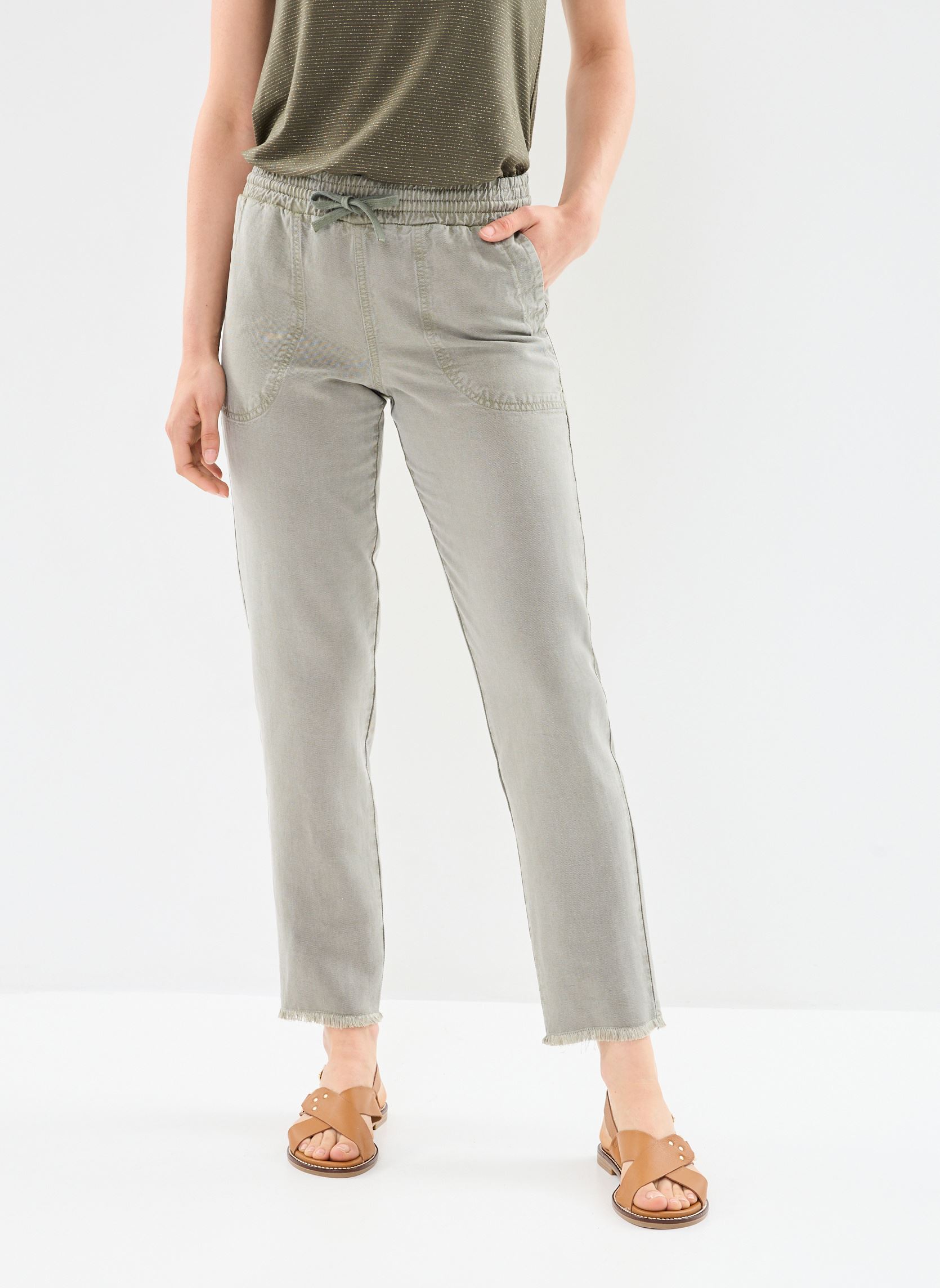 Pantalons chinos 57864 Noah Pantalon femme vert Five Jeans Pantalons chinos 57864 Noah Pantalon femme vert SAUGE