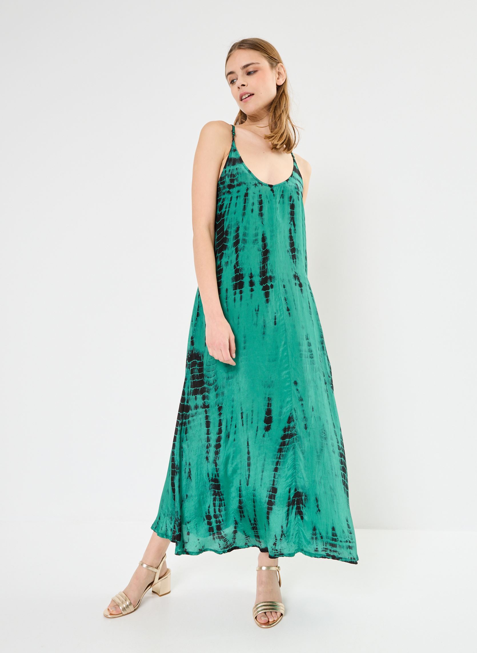 Robes longues 61746 Robin Robe femme vert Five Jeans Robes longues 61746 Robin Robe femme vert GREEN