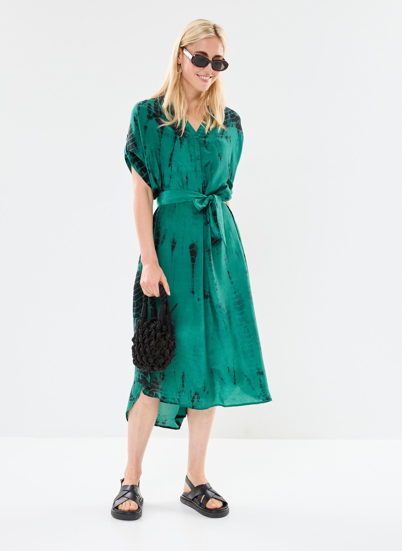 Robes 64746 Renee Robe femme vert Five Jeans Robes 64746 Renee Robe femme vert GREEN