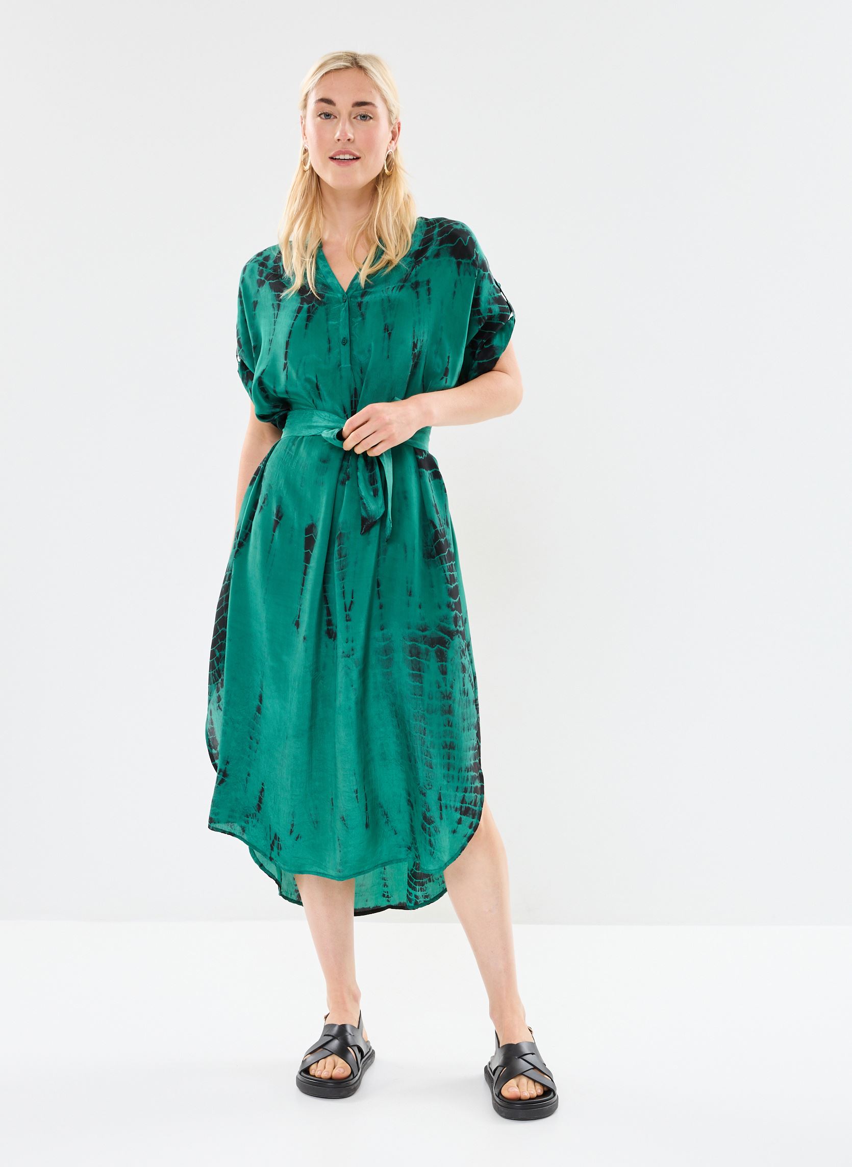 Robes 64746 Renee Robe femme vert Five Jeans Robes 64746 Renee Robe femme vert GREEN
