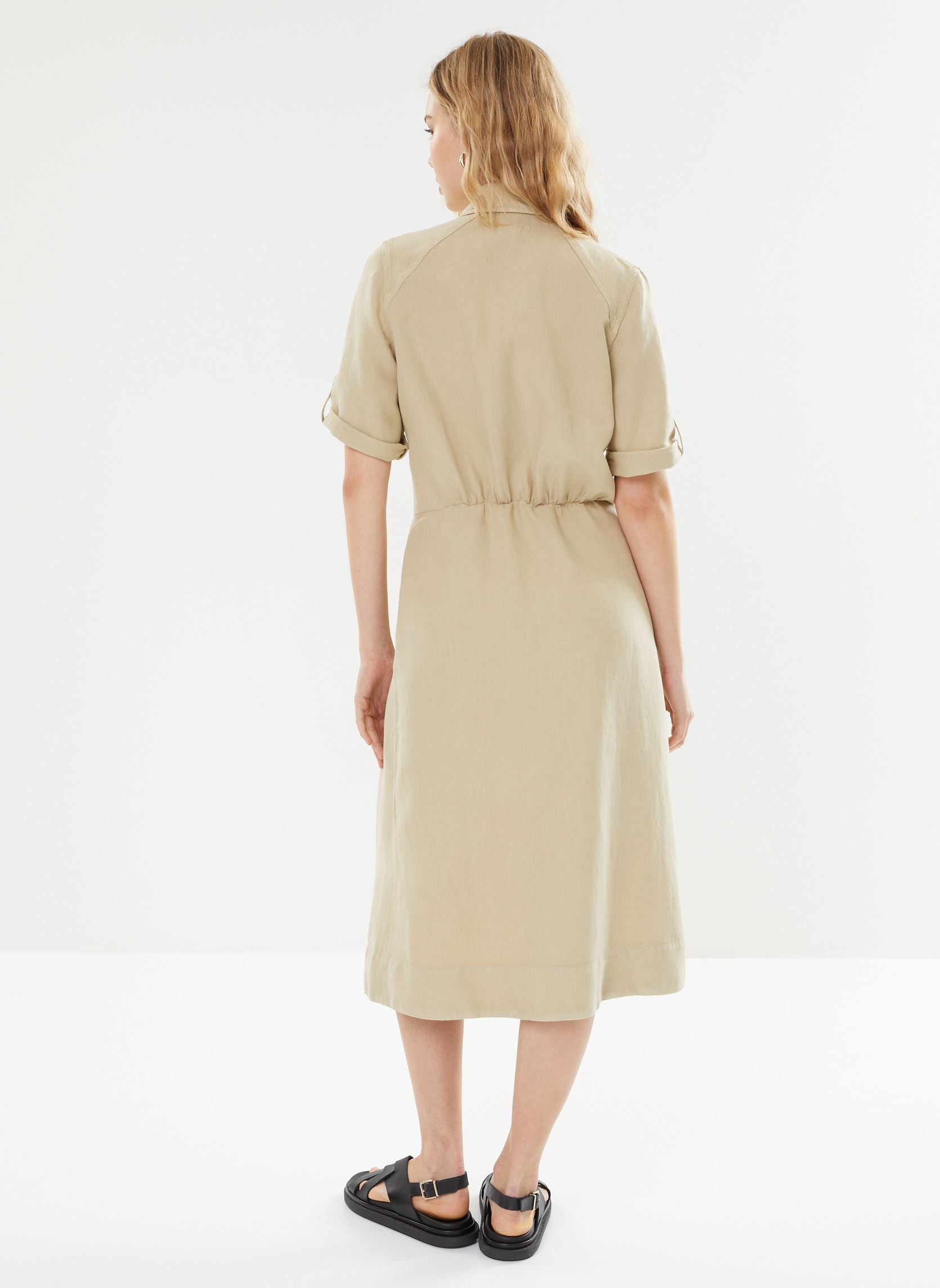 Kleider 65824 Rainy Robe damen beige Five Jeans Kleider 65824 Rainy Robe damen beige PARCHMENT