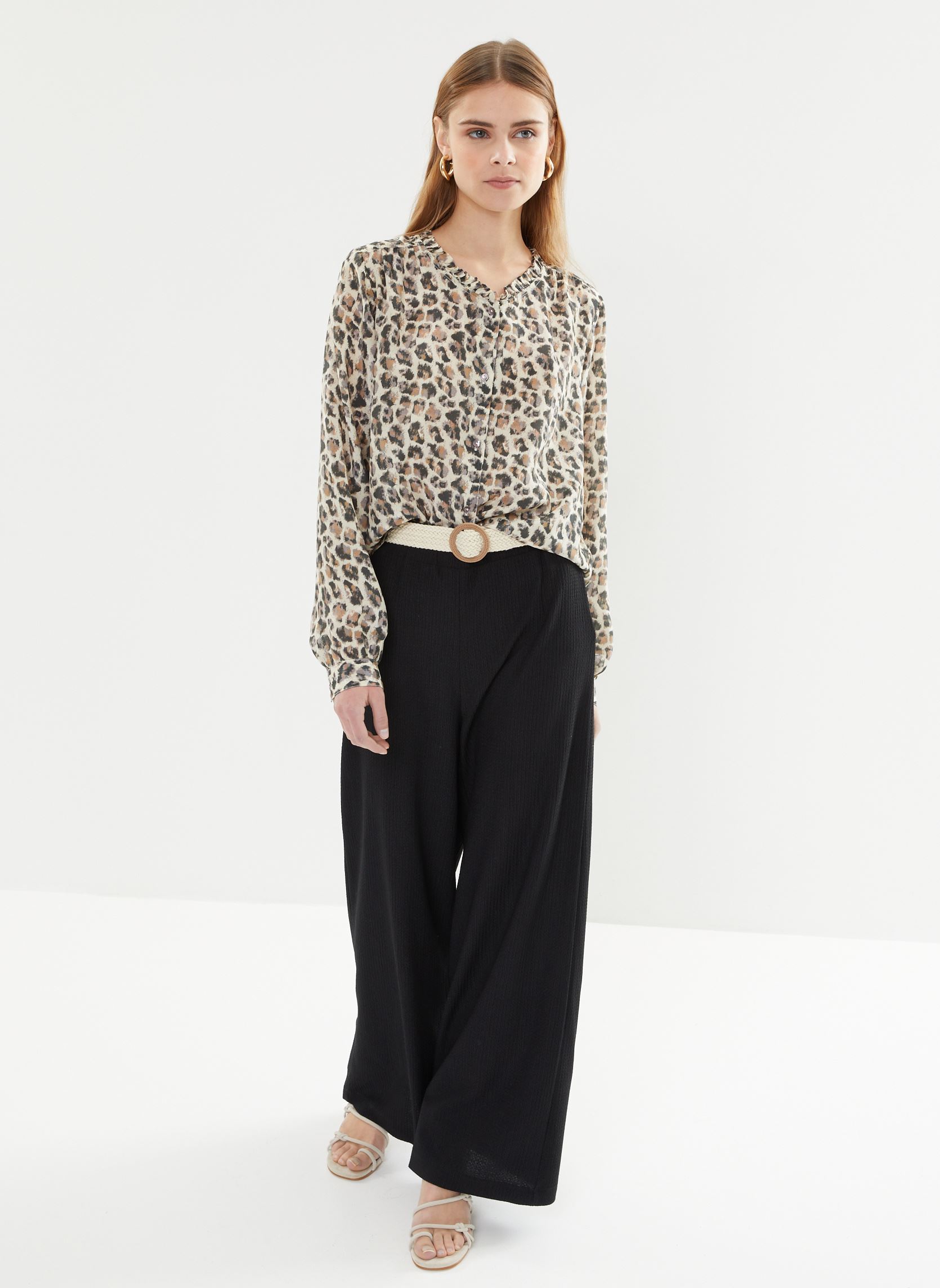 Hemden 73158 Conrad Chemise damen braun Five Jeans Hemden 73158 Conrad Chemise damen braun LEOPARD