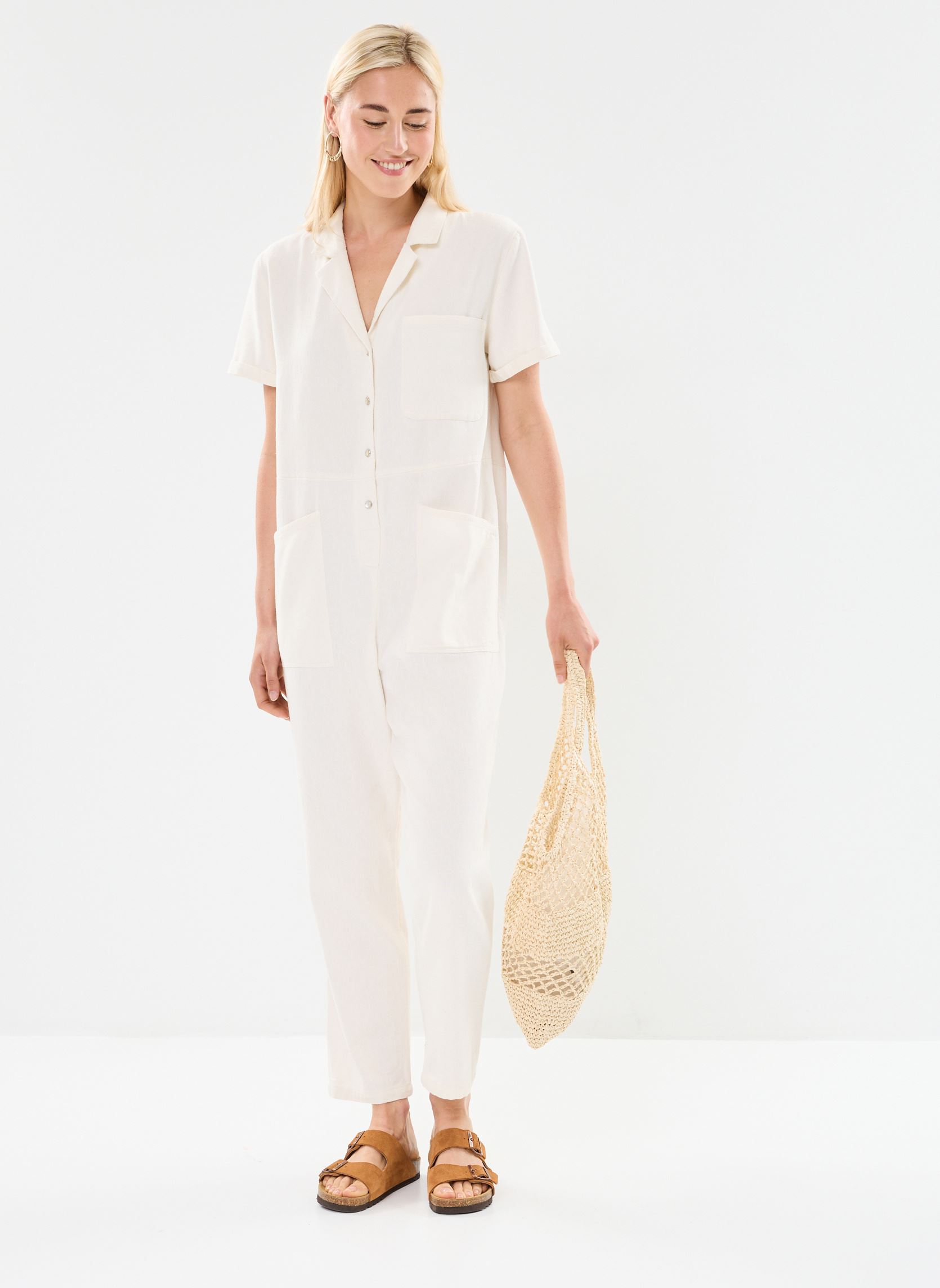 Jumpsuits 92777 Esad Combinaison damen weiß Five Jeans Jumpsuits 92777 Esad Combinaison damen weiß OFF WHITE