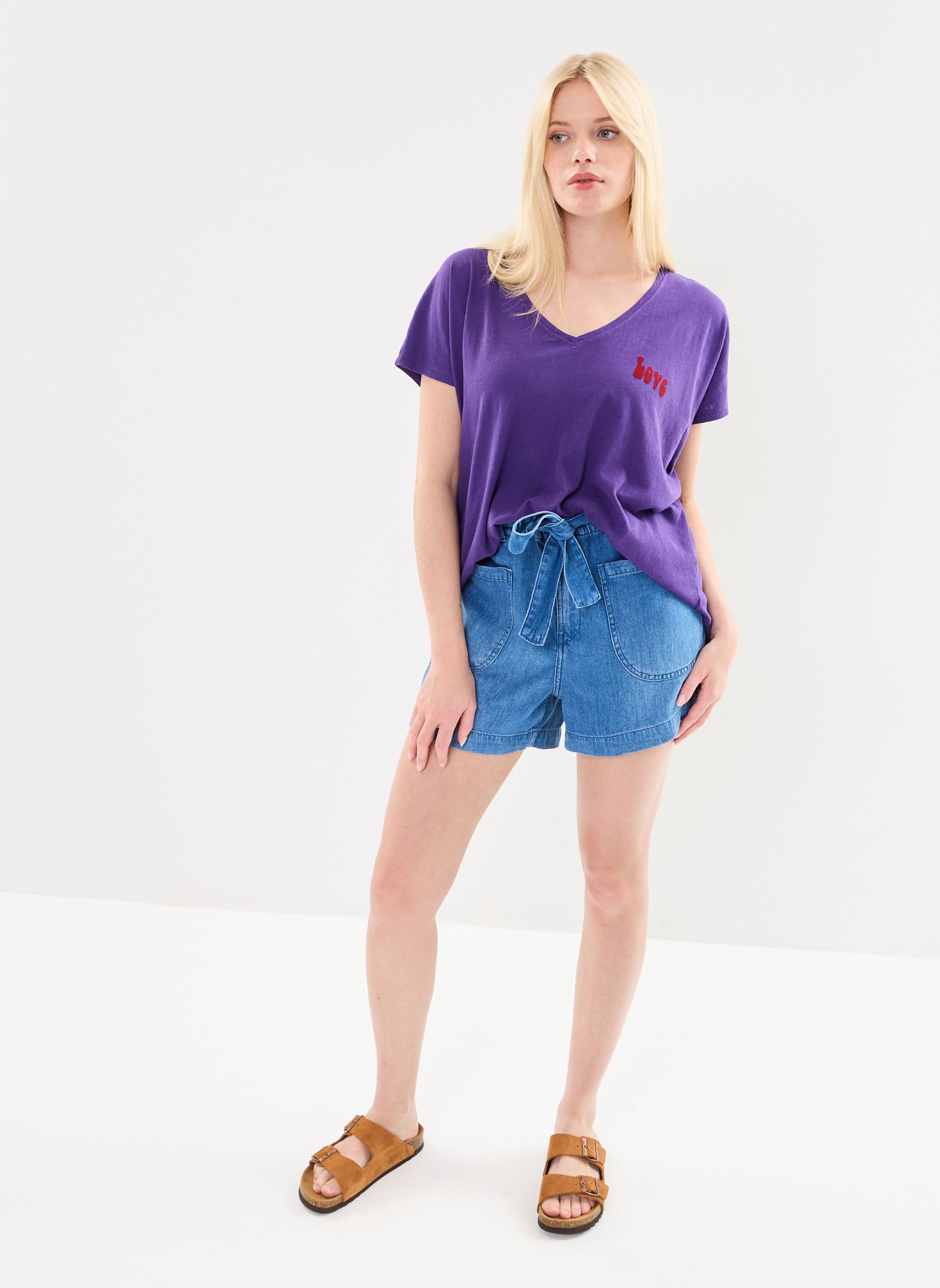 Shorts 97160 Steevy Short femme bleu Five Jeans Shorts 97160 Steevy Short femme bleu BLUE