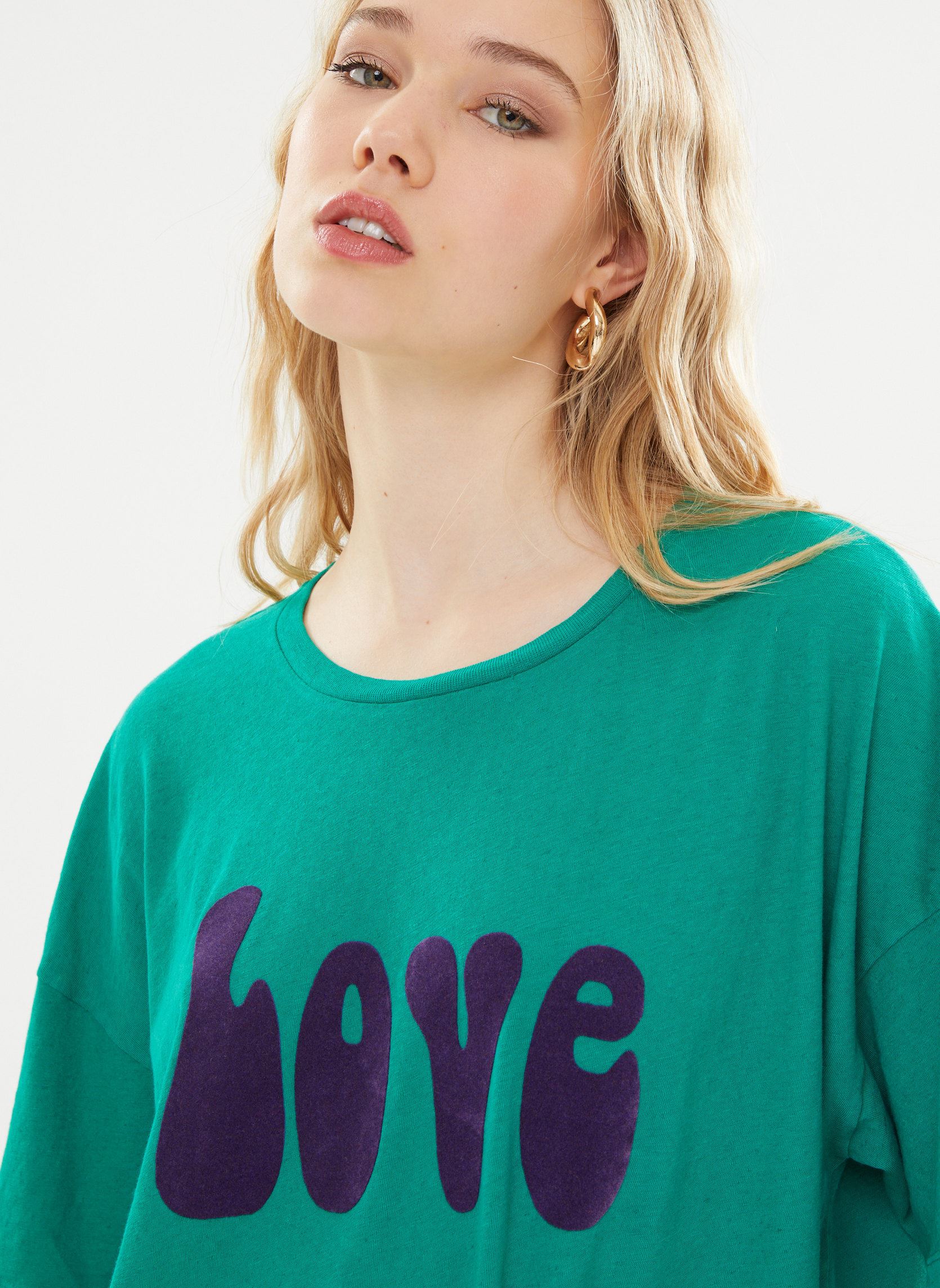 Sweatshirts Swe2419 Sweat femme vert Five Jeans Sweatshirts Swe2419 Sweat femme vert GREEN PURPLE