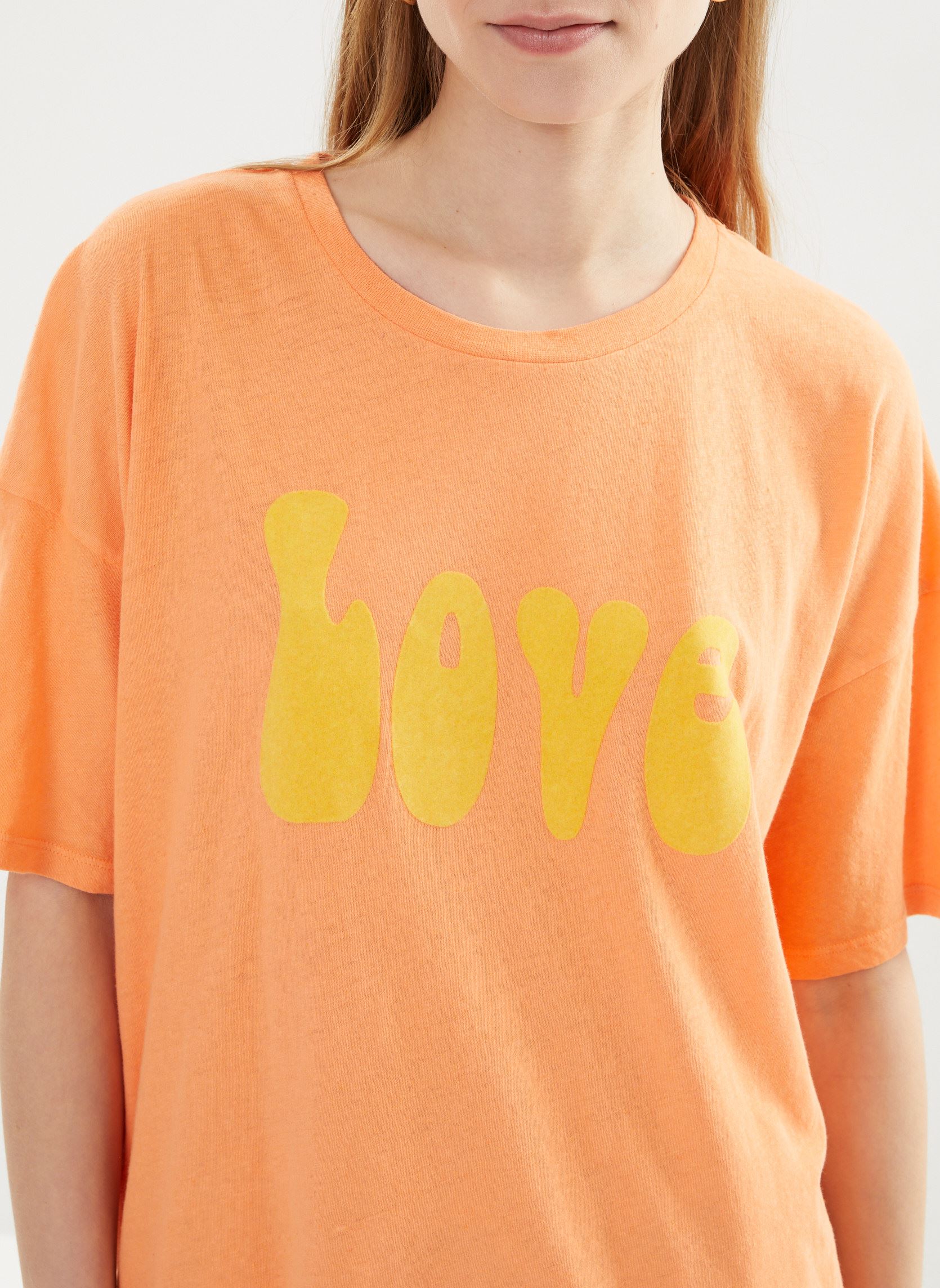 Tee-shirts manches courtes Tse2415 Tee-Shirt femme orange Five Jeans Tee-shirts manches courtes Tse2415 Tee-Shirt femme orange ORANGE/YELLOW