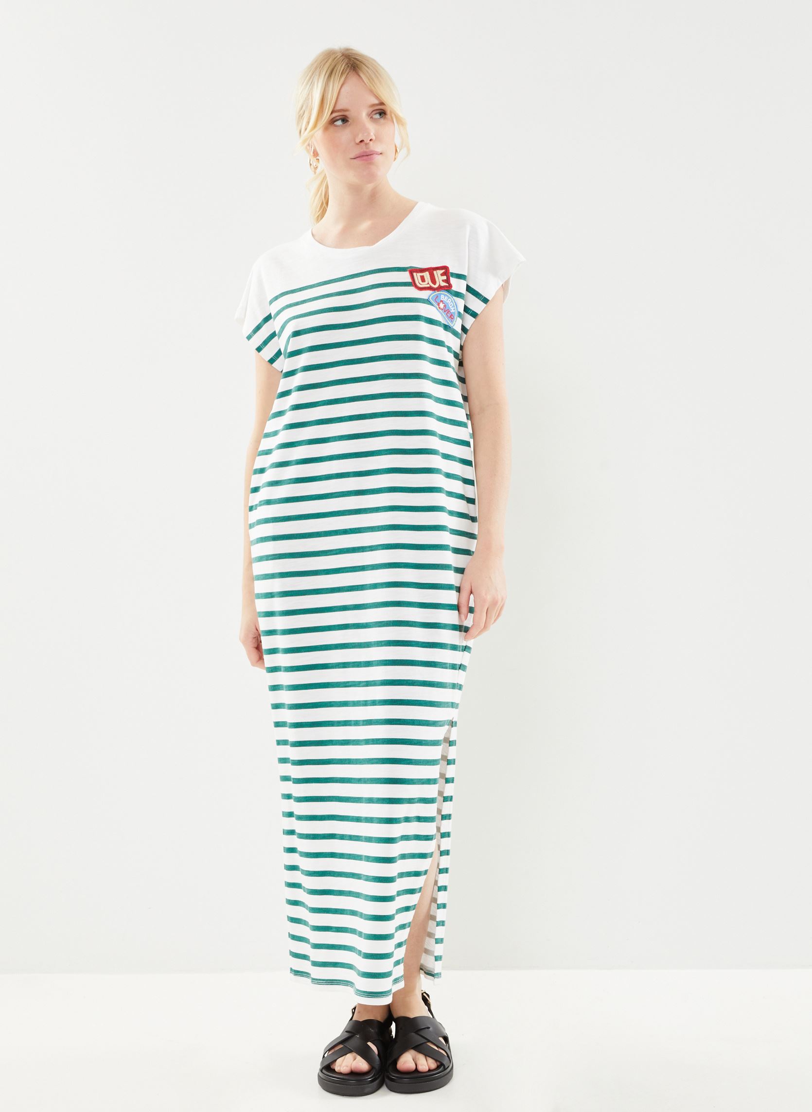 Kleider Tse2457 Robe damen grün Five Jeans Kleider Tse2457 Robe damen grün GREEN