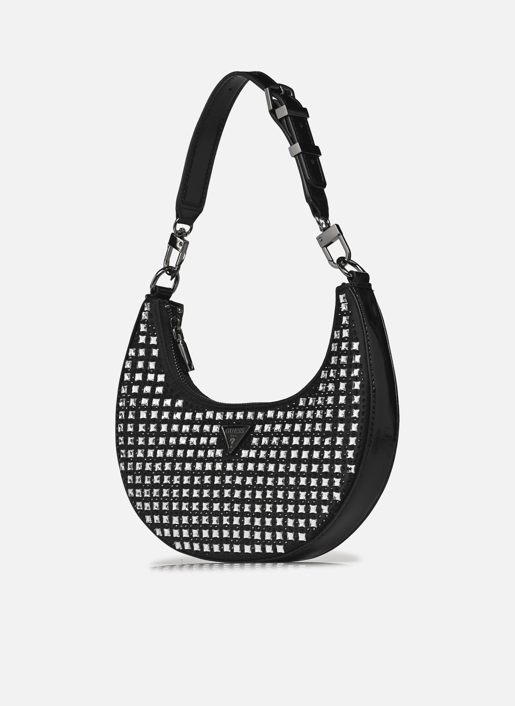 Umhängetaschen Lua Small Hobo damen schwarz Guess Umhängetaschen Lua Small Hobo damen schwarz BLACK NEW