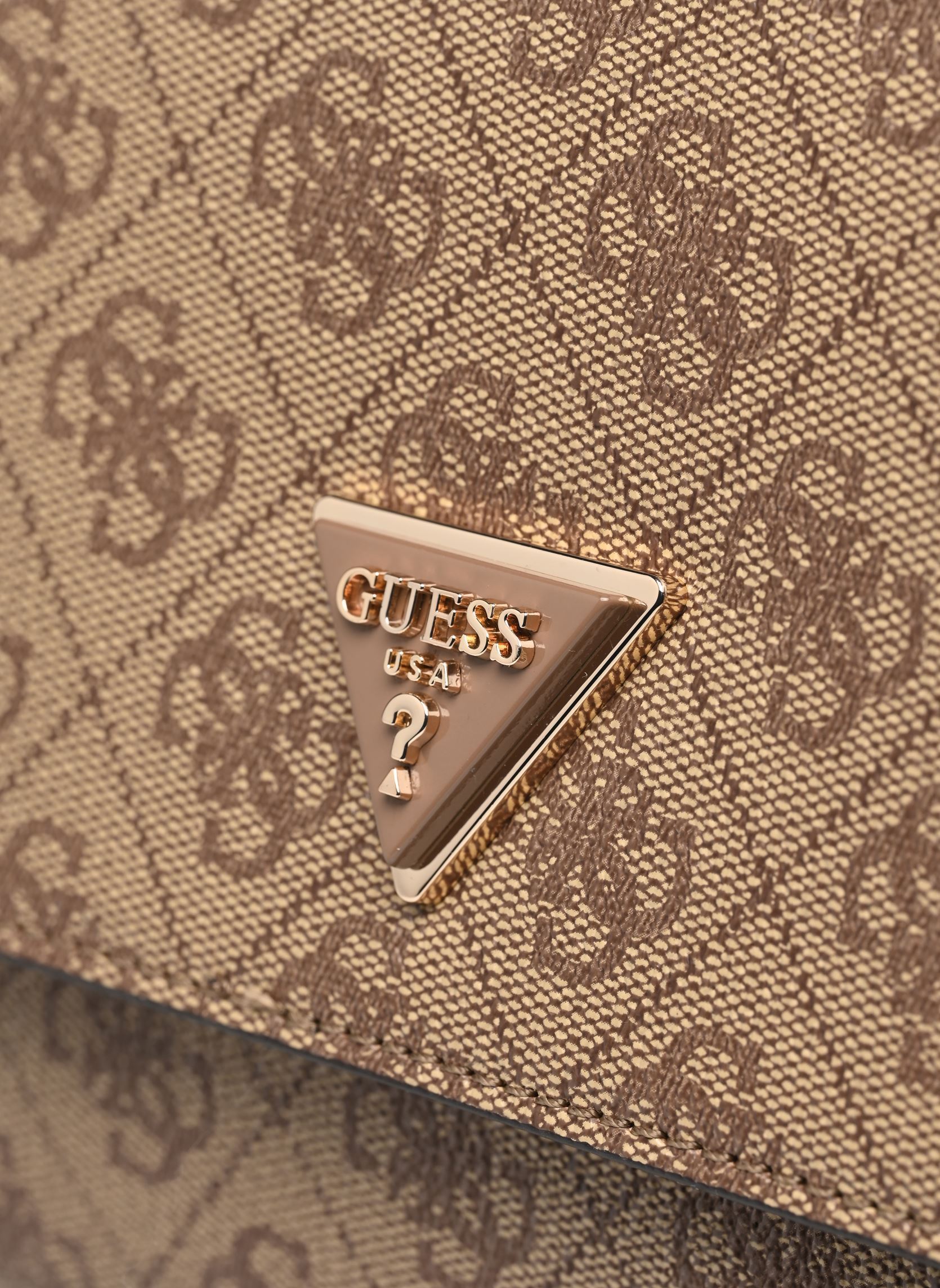 Sacs bandoulière Meridian Flap Crossbody femme marron Guess Sacs bandoulière Meridian Flap Crossbody femme marron LATTE LOGO
