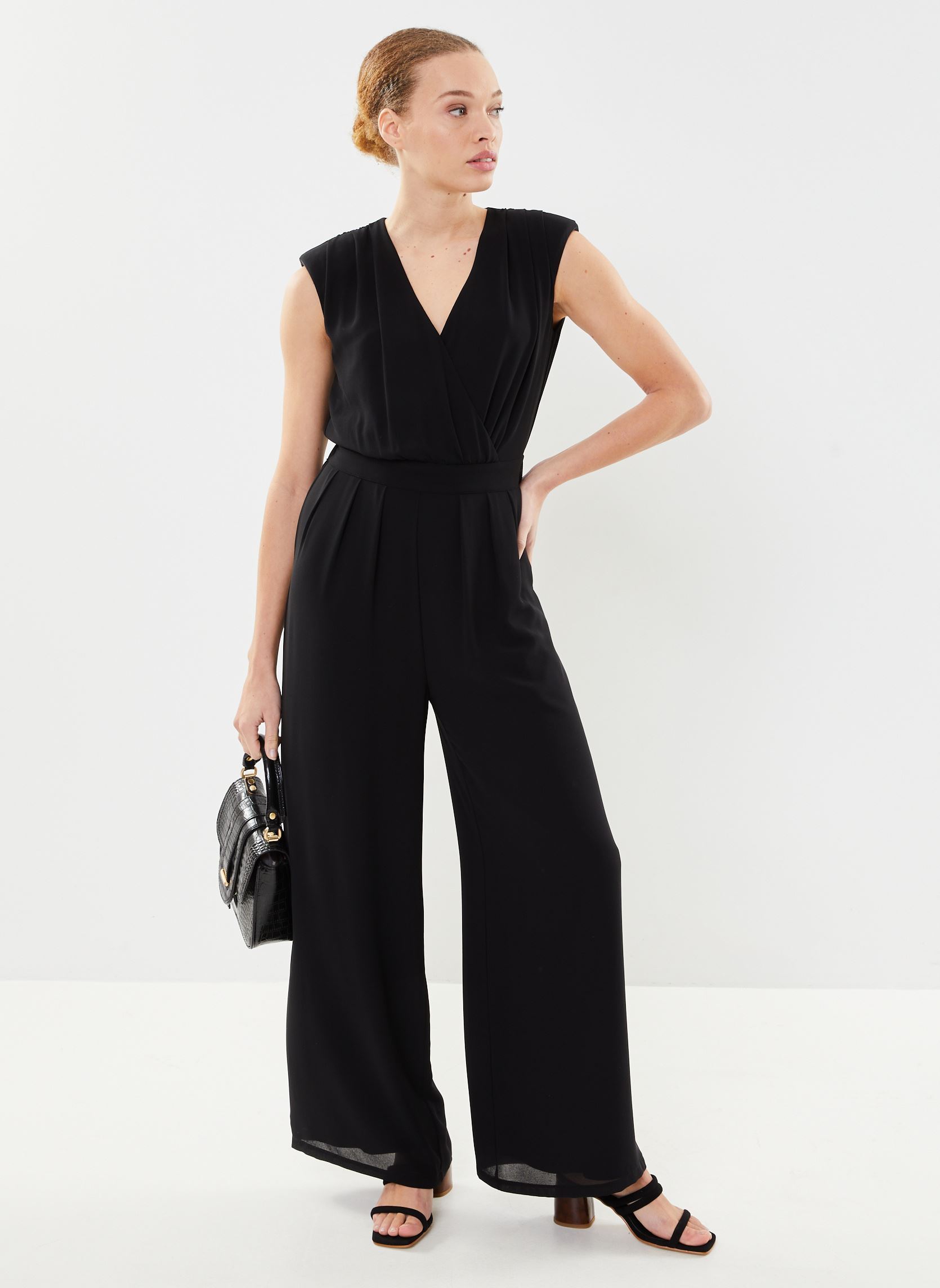 Combinaisons pantalon PETTRA femme noir Georgia Rose Combinaisons pantalon PETTRA femme noir NOIR
