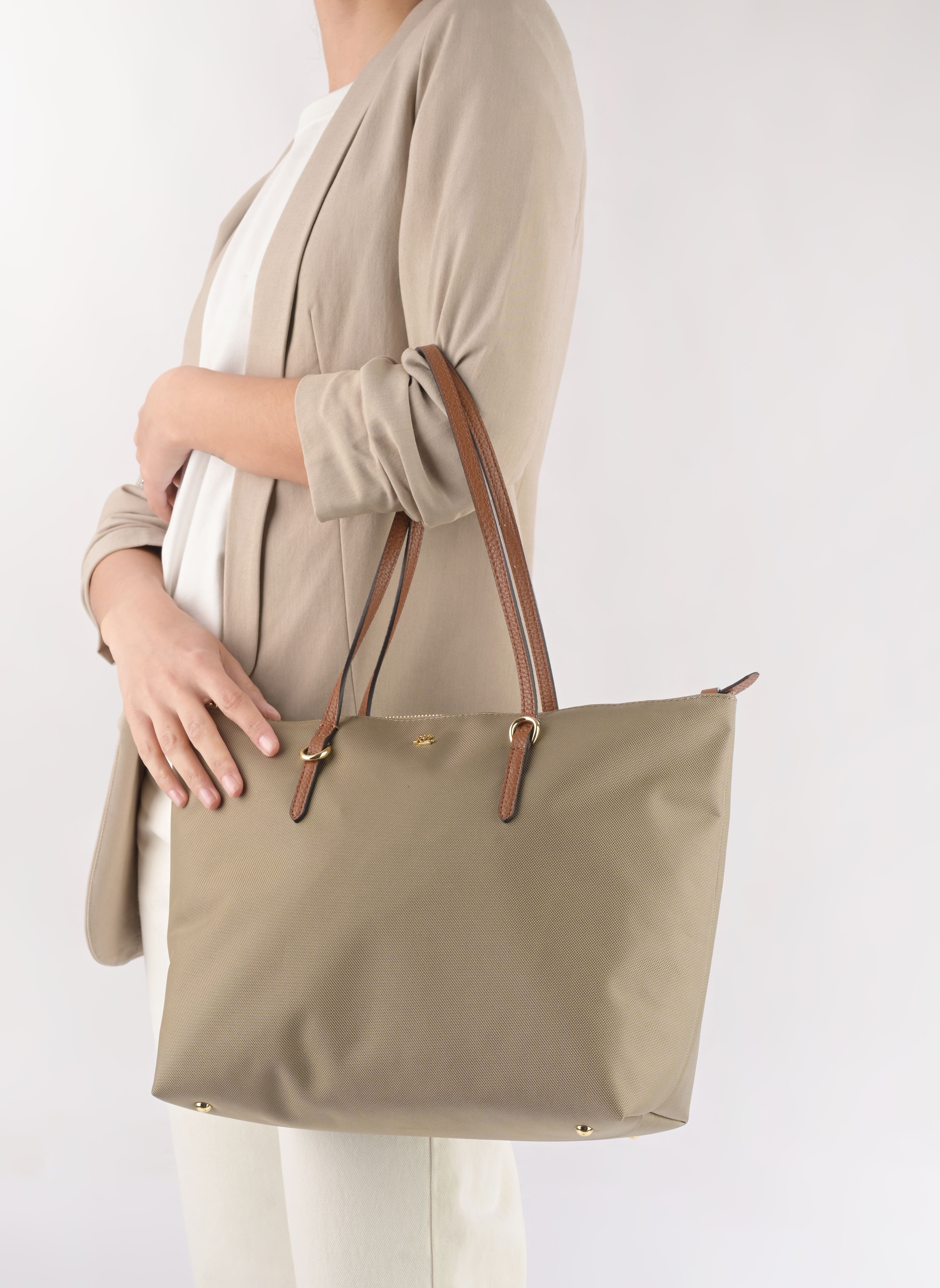Bolsas de compra Keaton 26-Tote-Medium mujer marrón Lauren Ralph Lauren Bolsas de compra Keaton 26-Tote-Medium mujer marrón CLAY