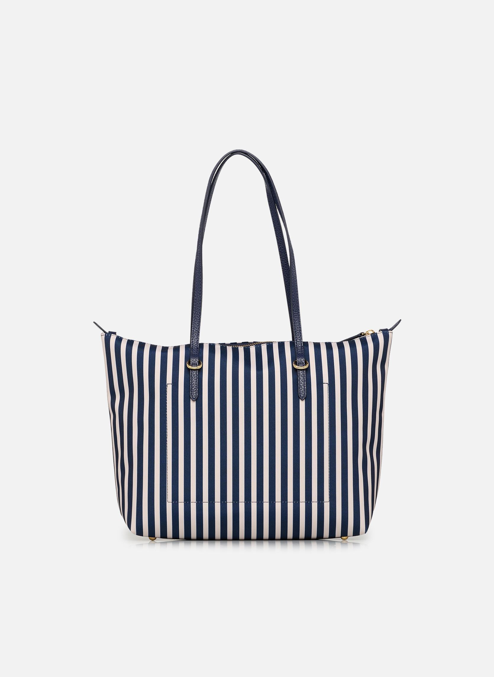 Cabas Keaton 26-Tote-Medium femme bleu Lauren Ralph Lauren Cabas Keaton 26-Tote-Medium femme bleu SKINNY STRIPE/REFINED NAVY