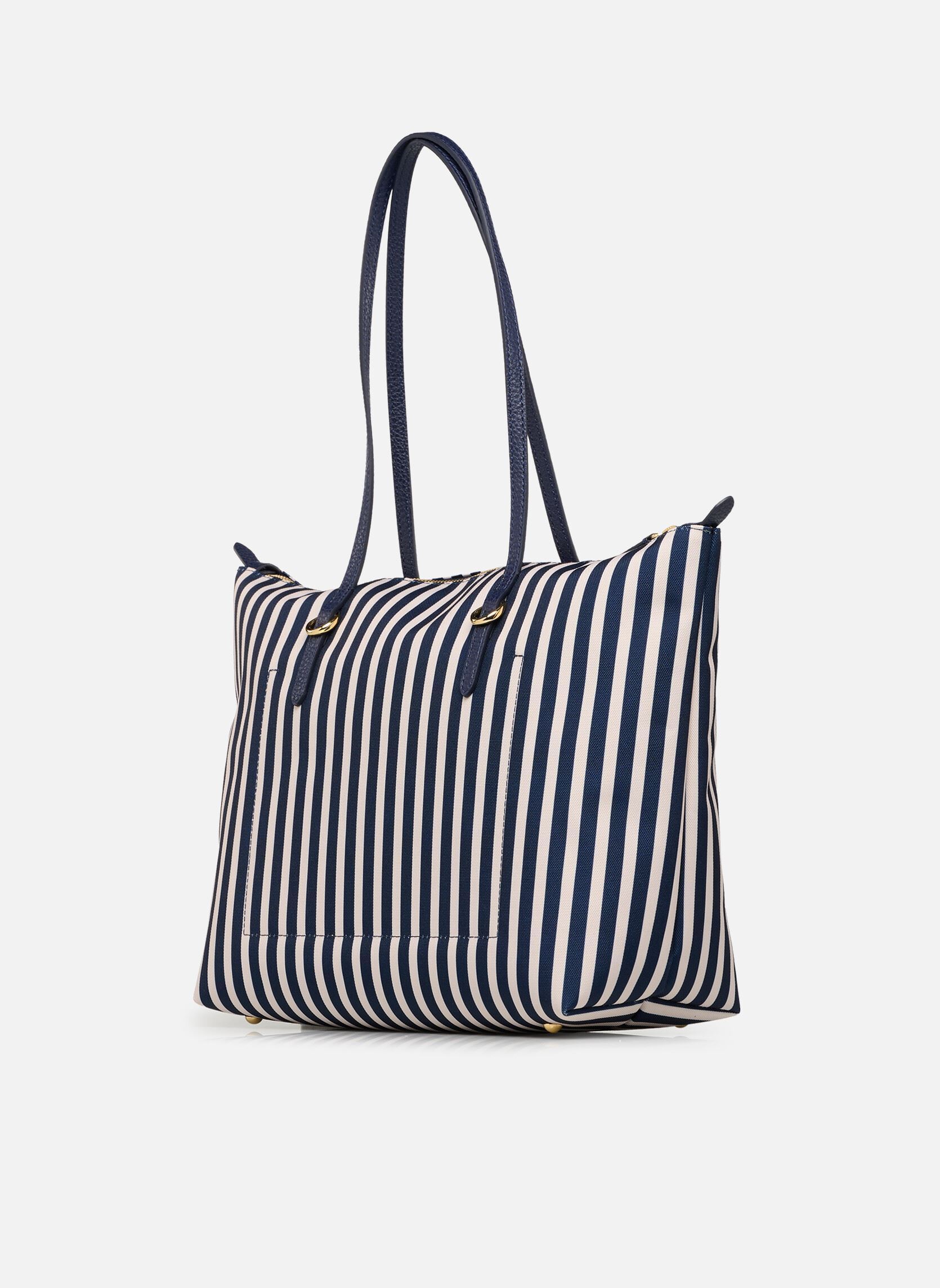 Cabas Keaton 26-Tote-Medium femme bleu Lauren Ralph Lauren Cabas Keaton 26-Tote-Medium femme bleu SKINNY STRIPE/REFINED NAVY